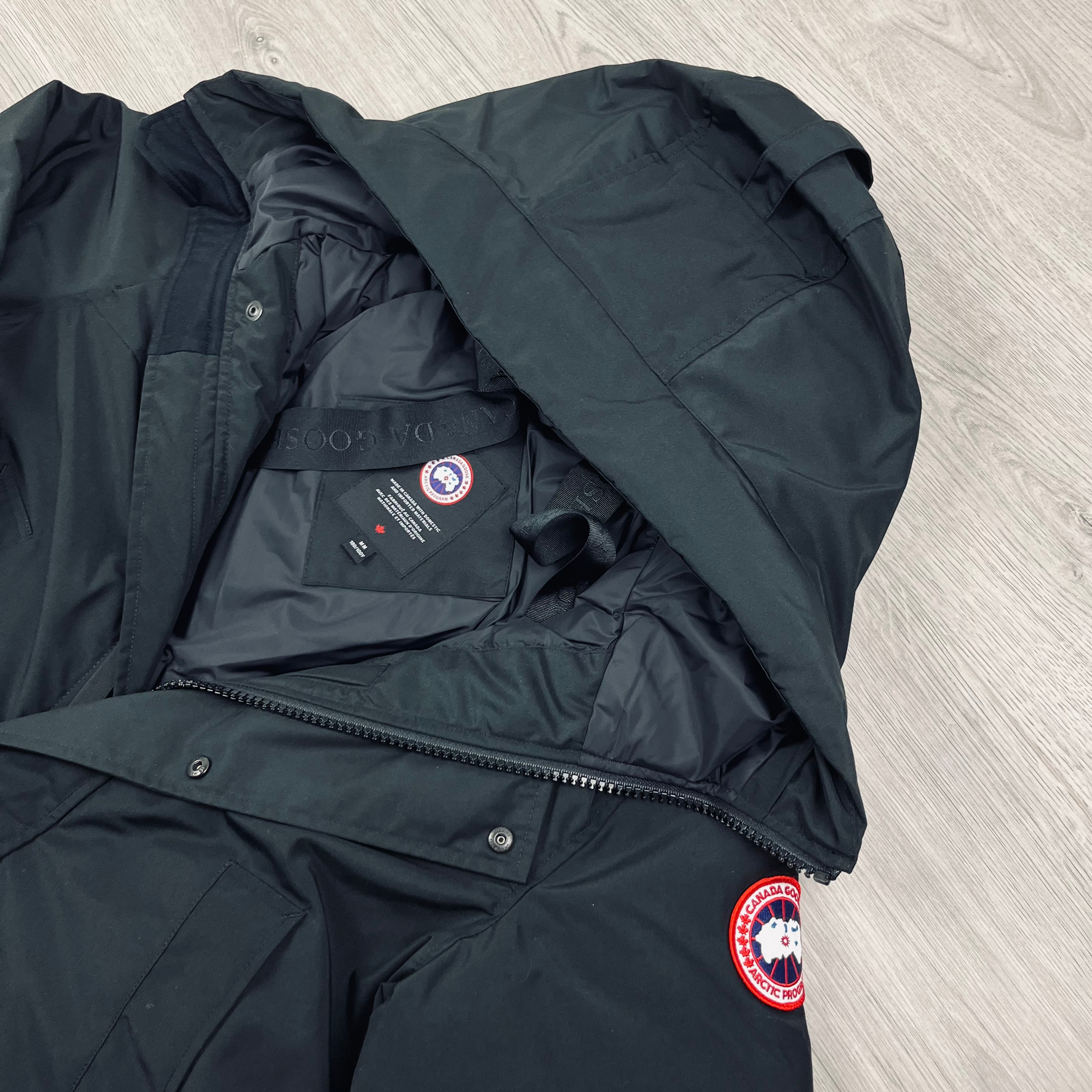 Canada Goose Langford Parka in Black. On sale at Open Attire.