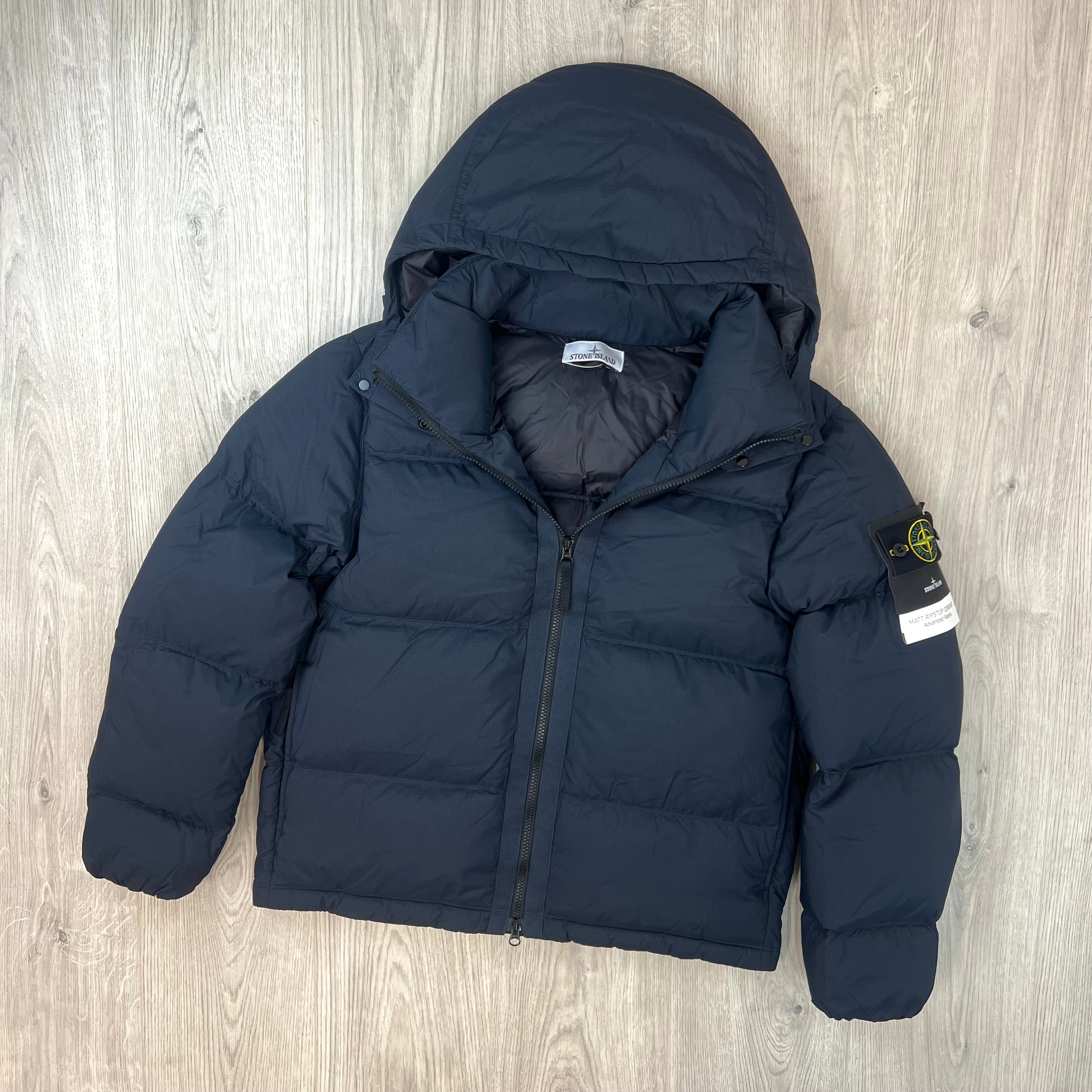 ジャケット・アウター Stone  down jacket navy size L Stone Island | Men's Ripstop Jacket | Navy