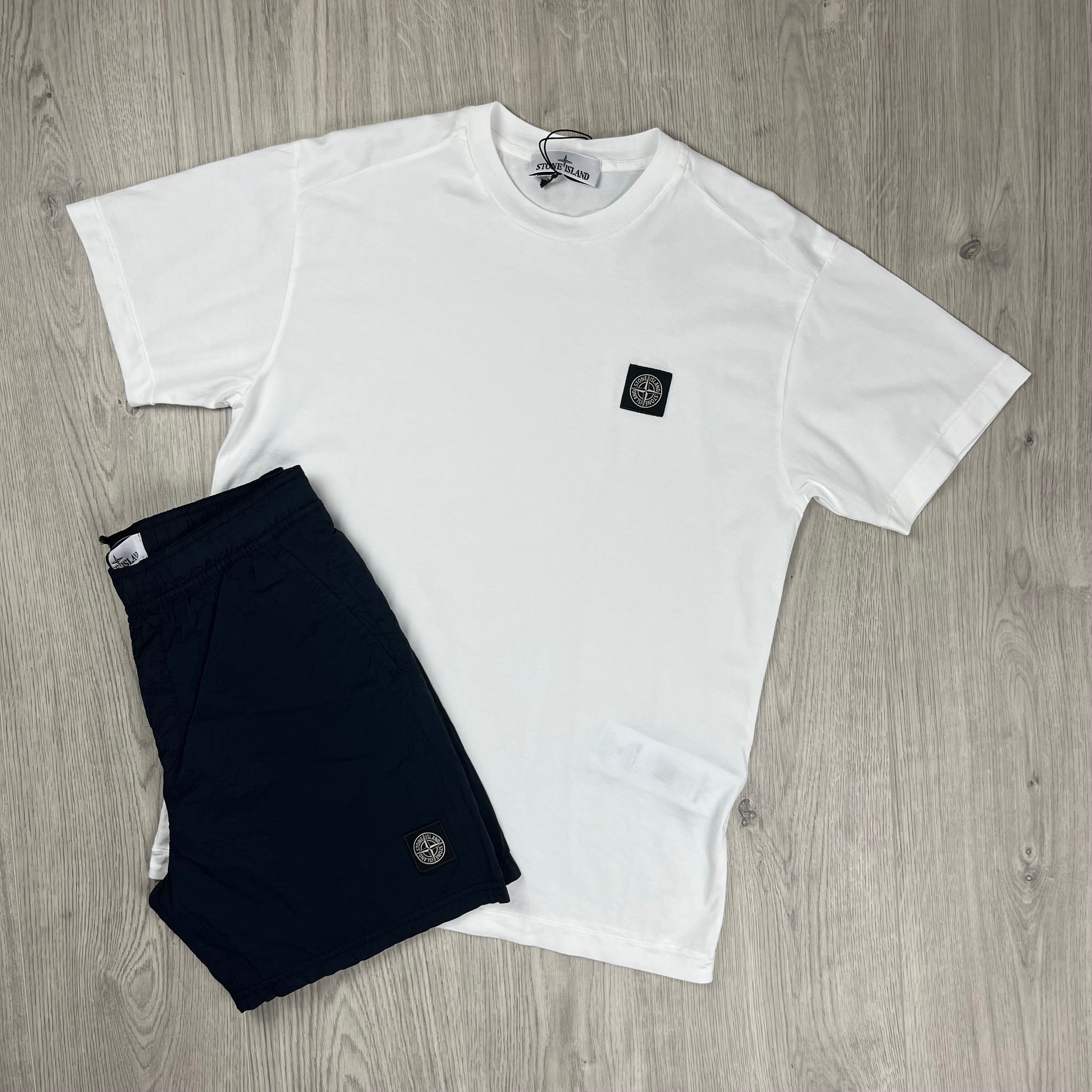 Stone Island Holiday Set - White/Navy