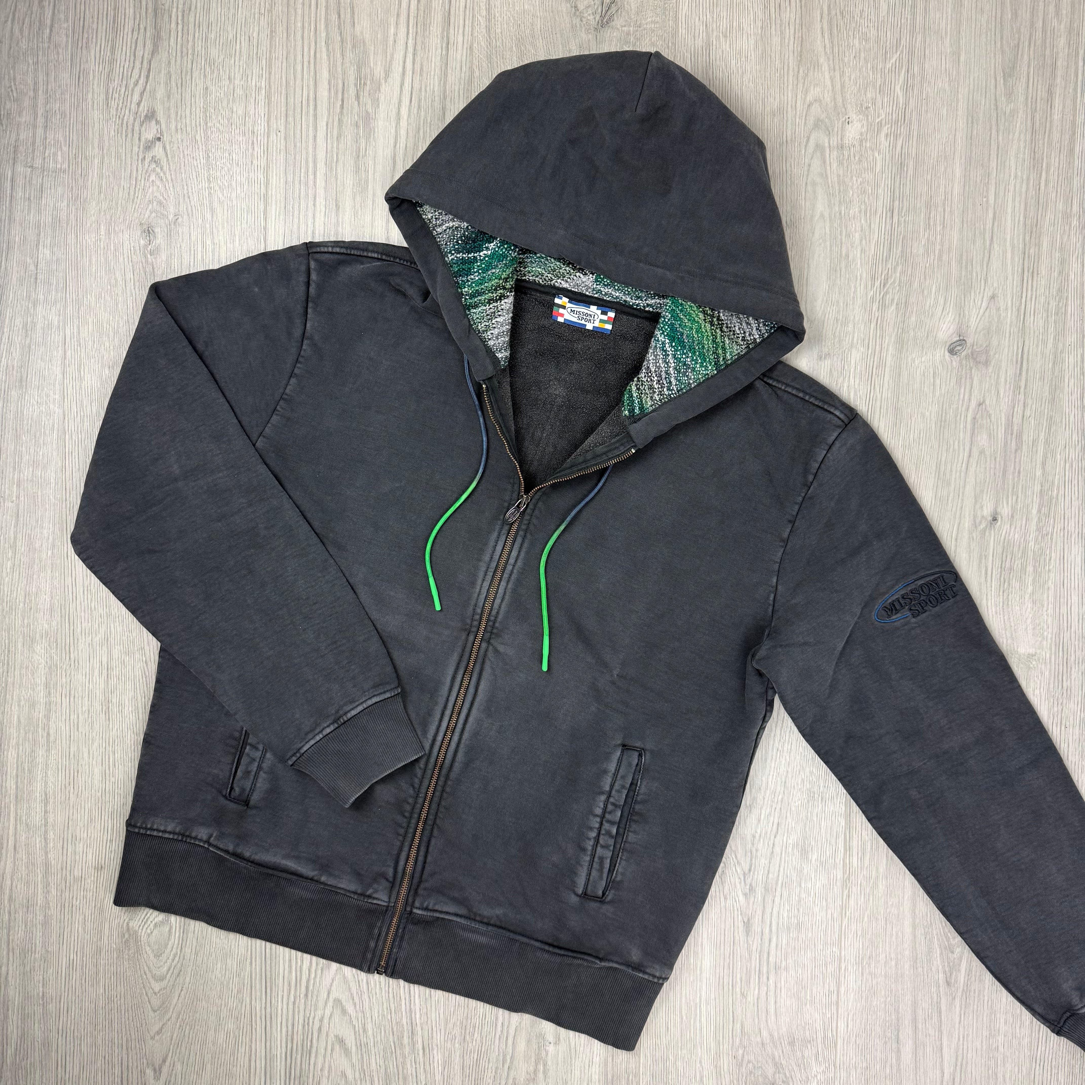 Missoni | Men's Sport Knit Hoodie | Black | Outlet Sale