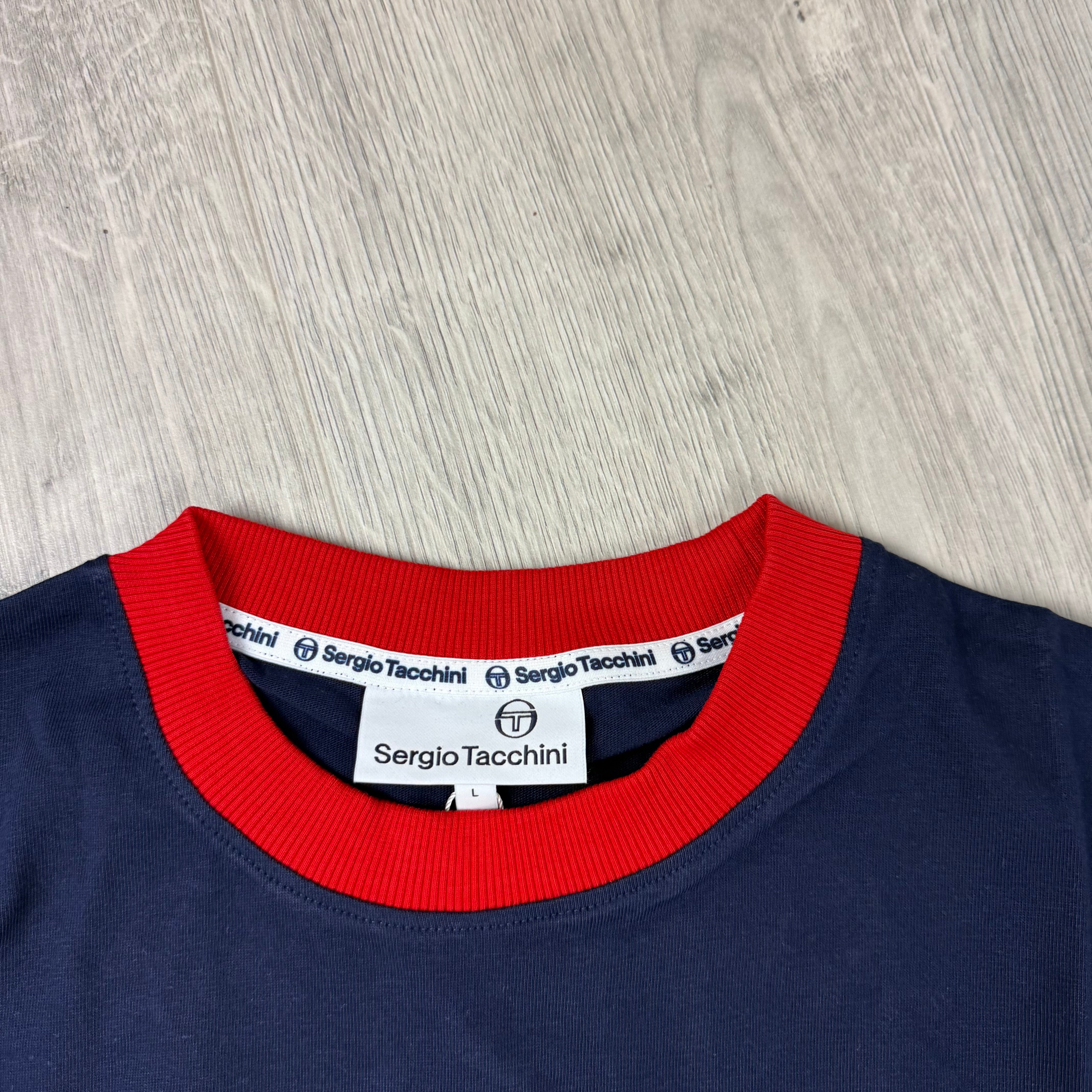 Sergio Tacchini 'Supermac' T-Shirt - Maritime Blue
