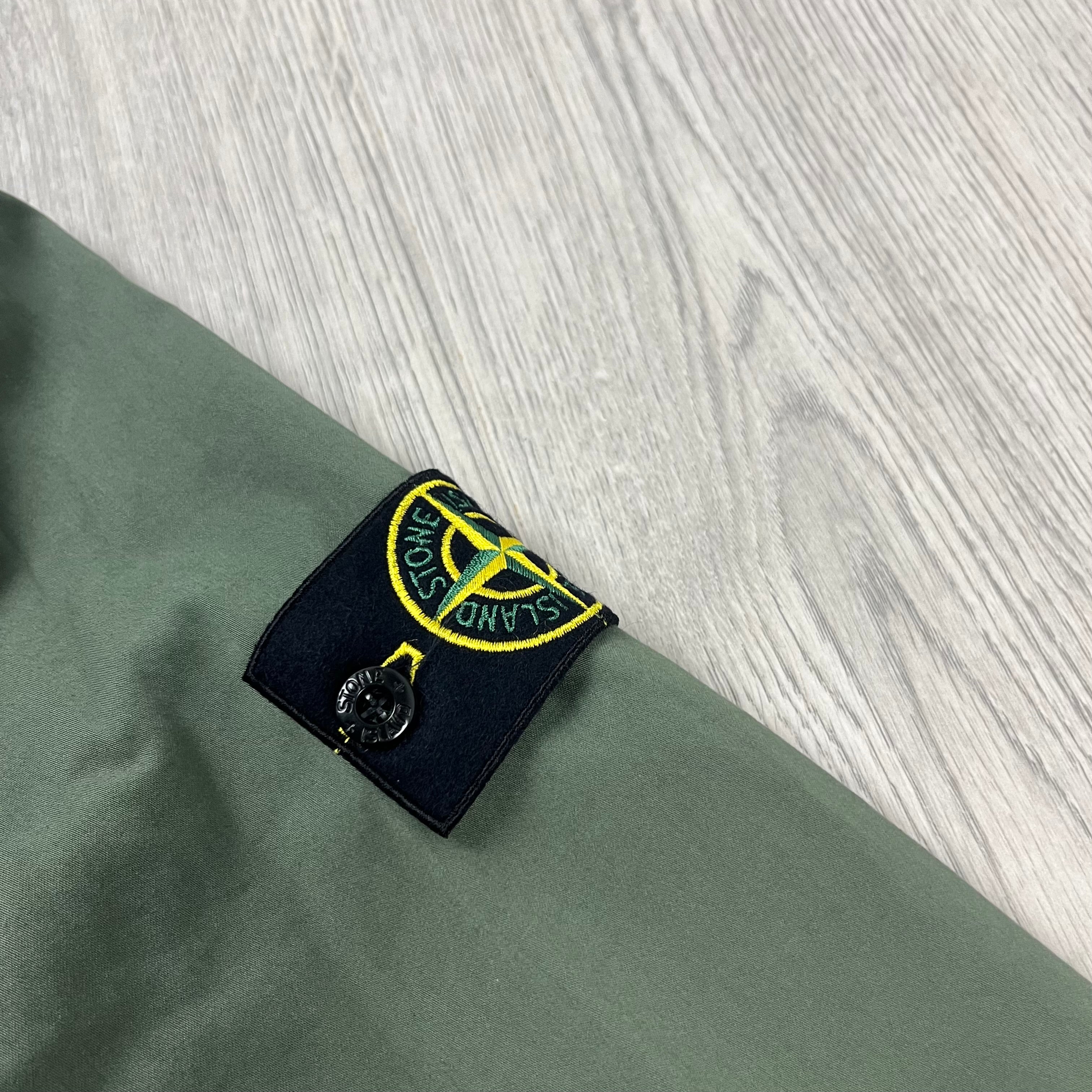 Stone Island Zip Overshirt - Musk