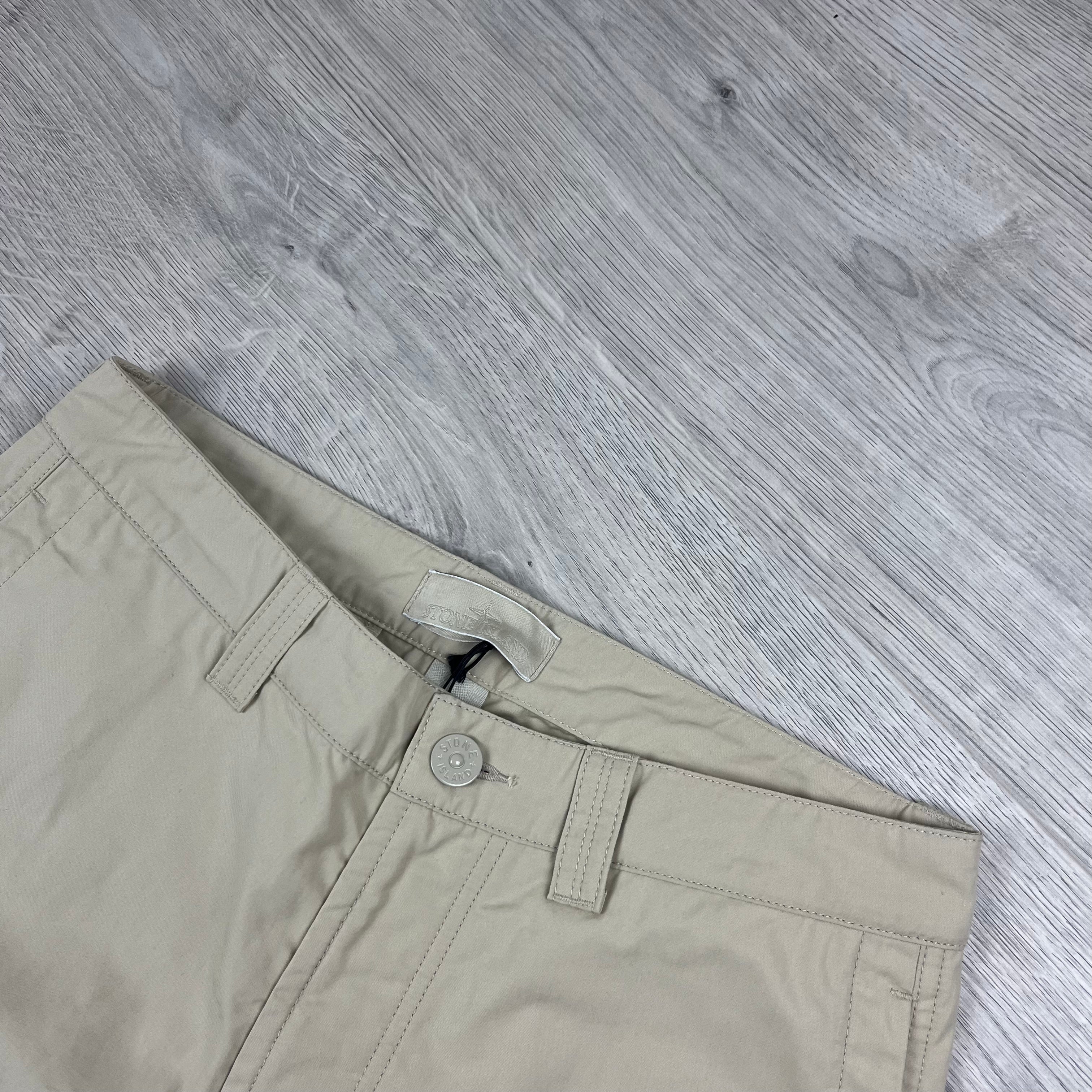 Stone Island Ghost Cargo Trousers - Beige