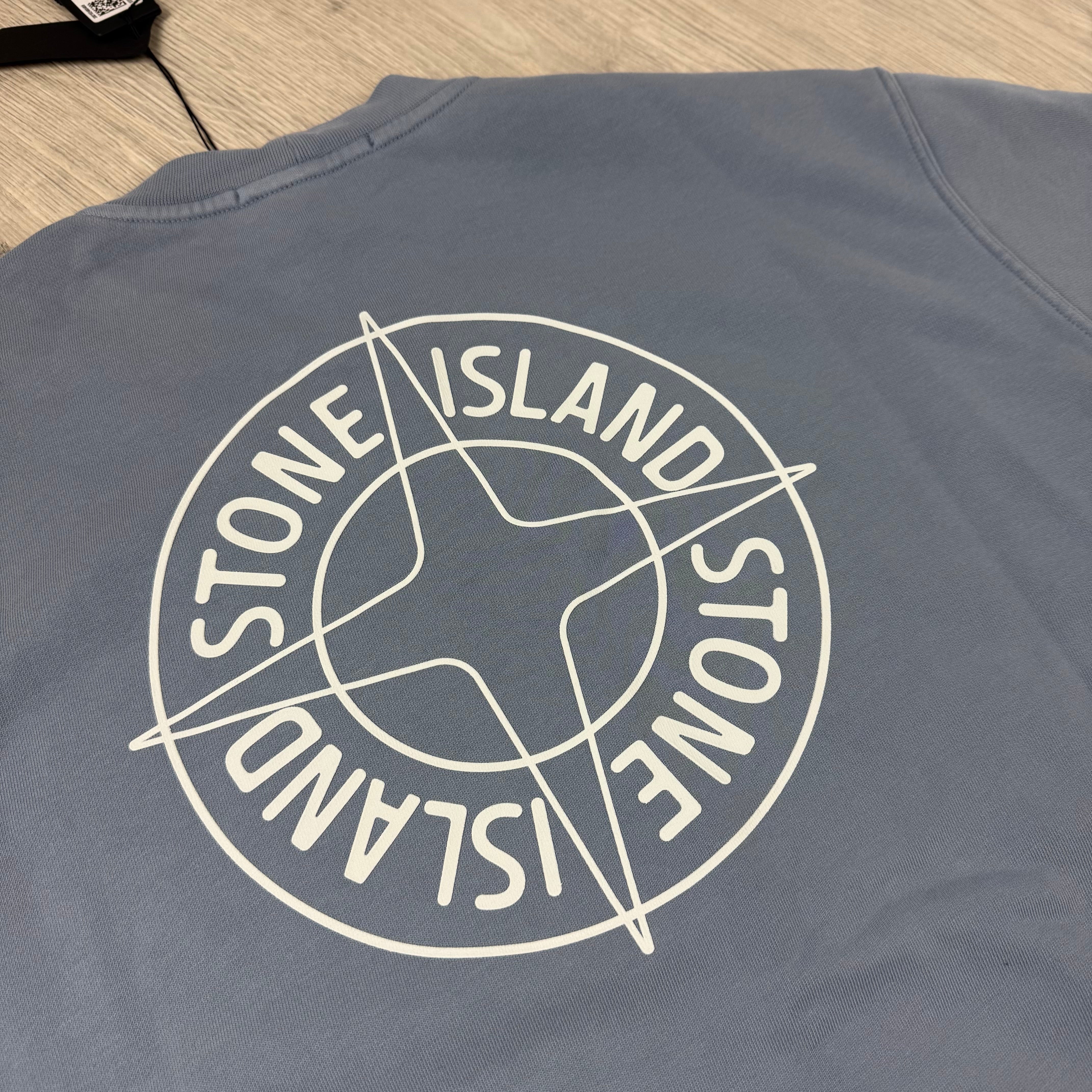 Stone Island Printed Sweatshirt - Avio Blue