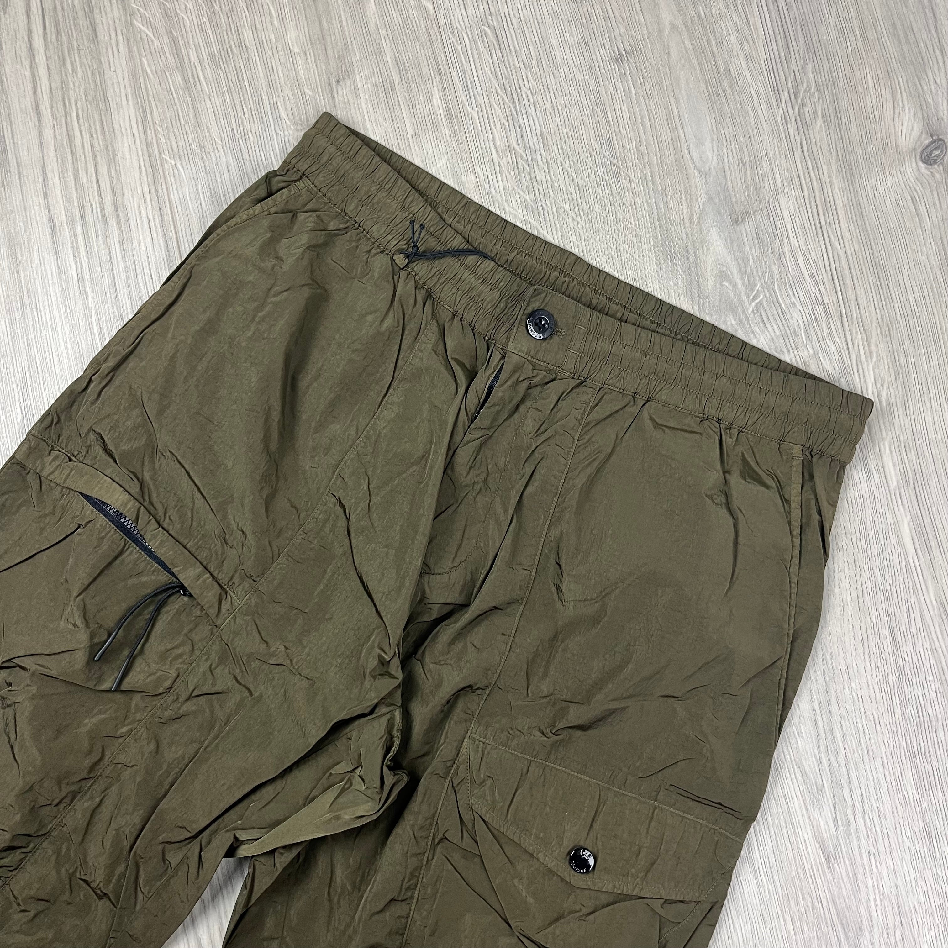 CP Company Chrome Cargo Trousers - Ivy Green