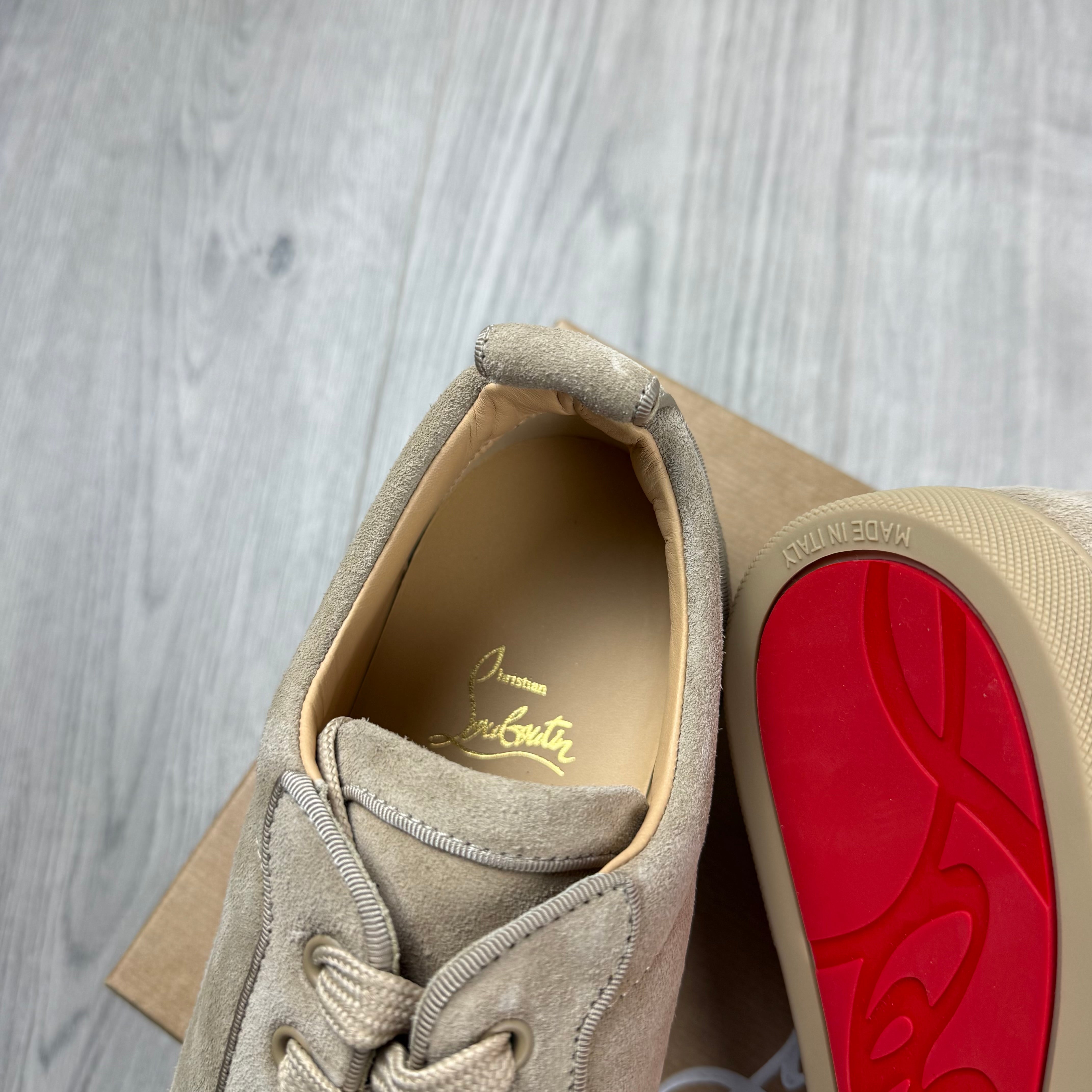 Christian Louboutin | Men's Louis Sneakers | Atlas Beige | Outlet Sale