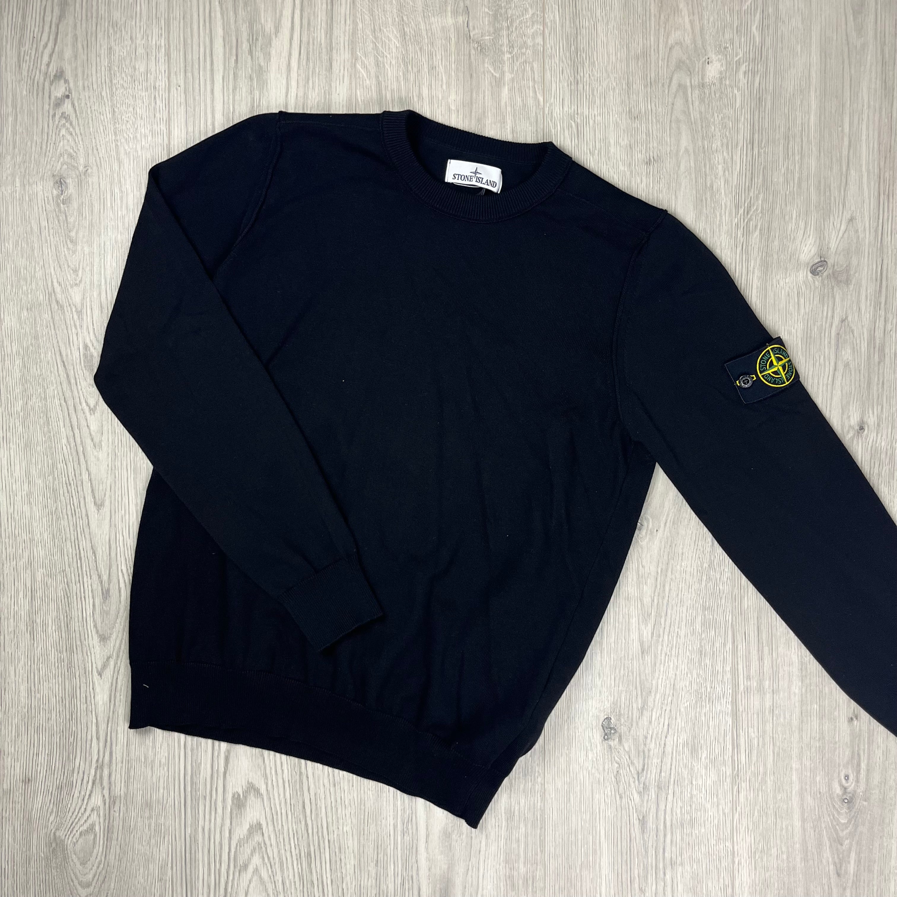 Stone Island Knit Sweatshirt - Black