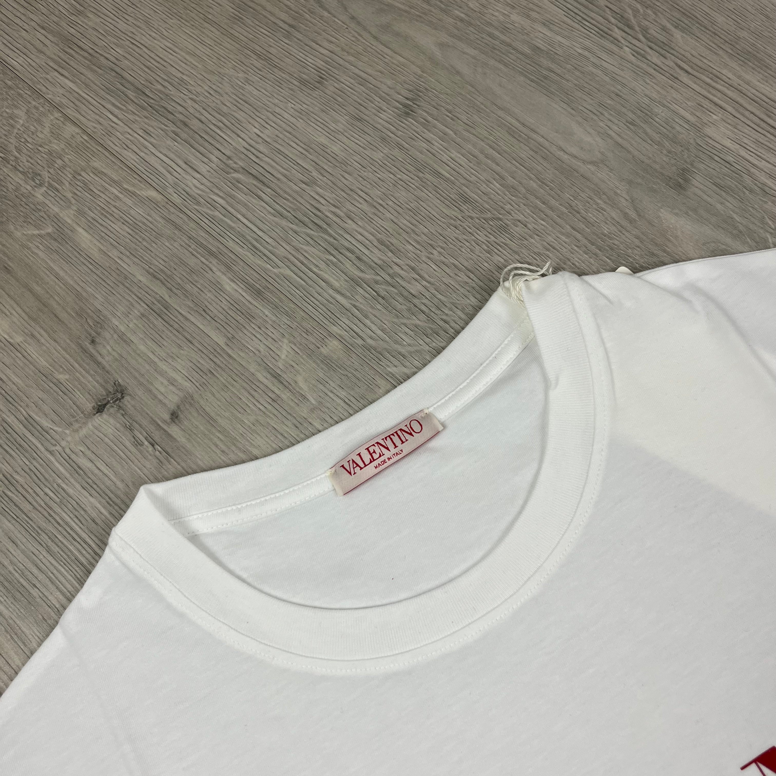 Valentino Garavani T-Shirt in White. On sale at Open Attire.