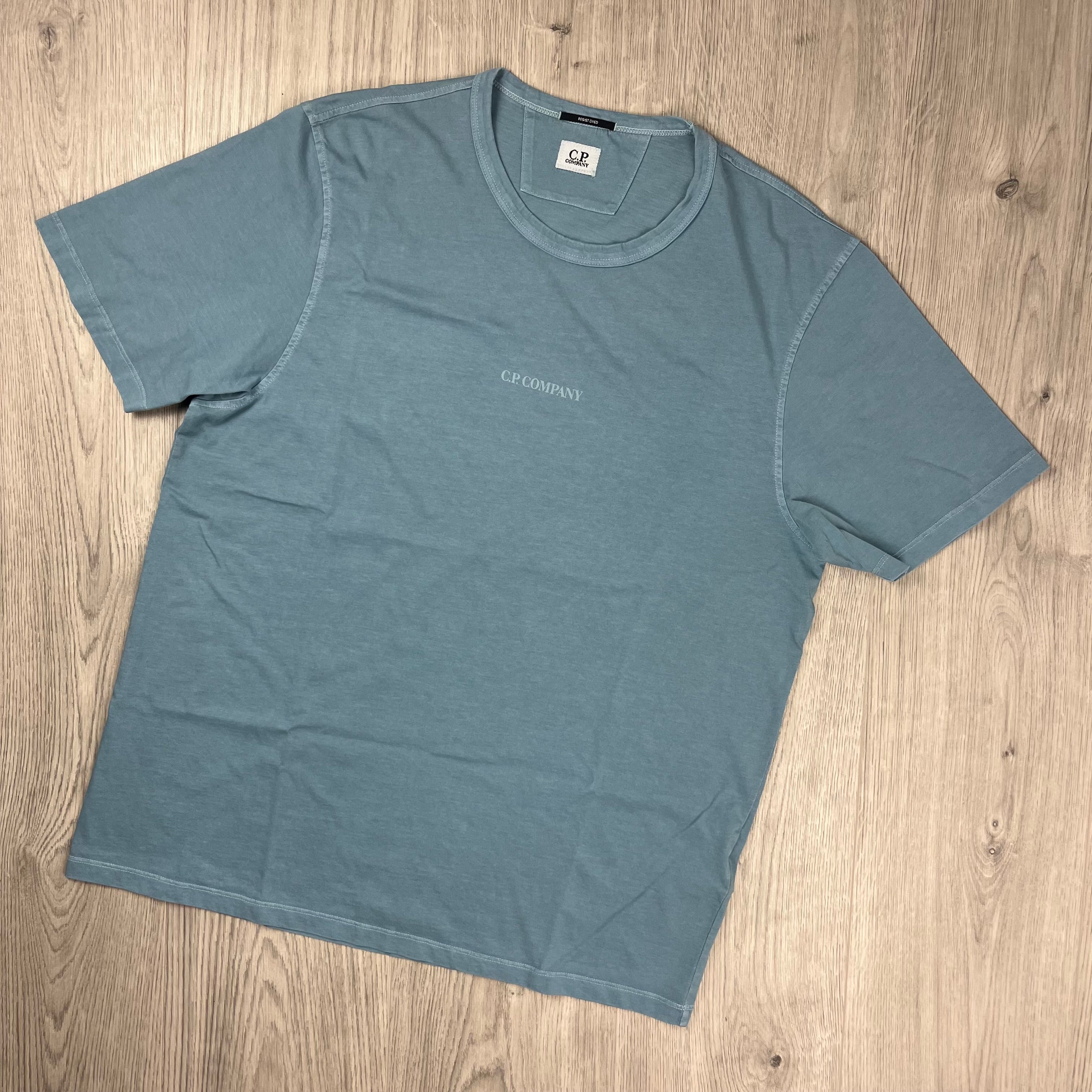 CP Company Printed T-Shirt - Aegean Blue