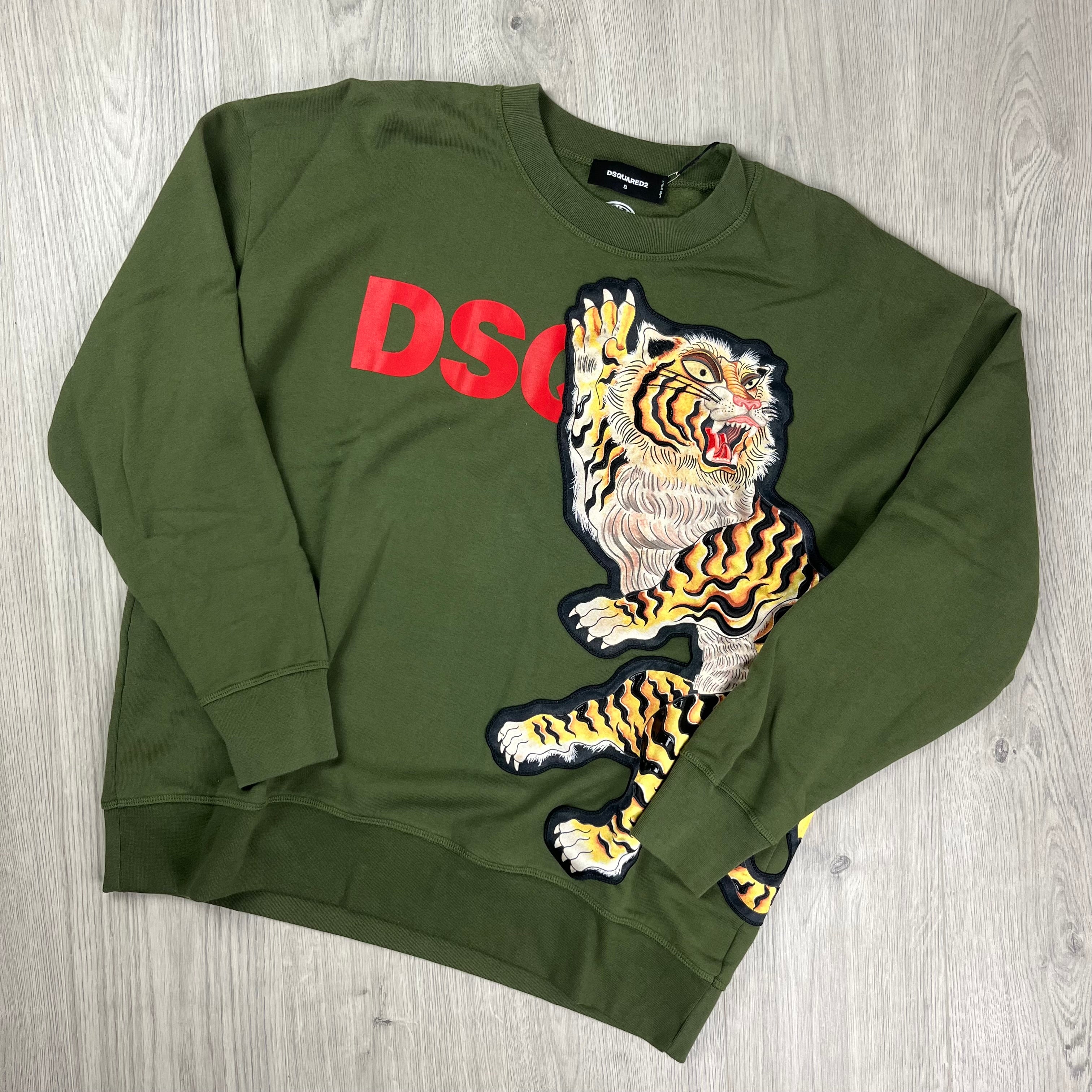 DSQUARED2 Oversized Sweatshirt - Khaki