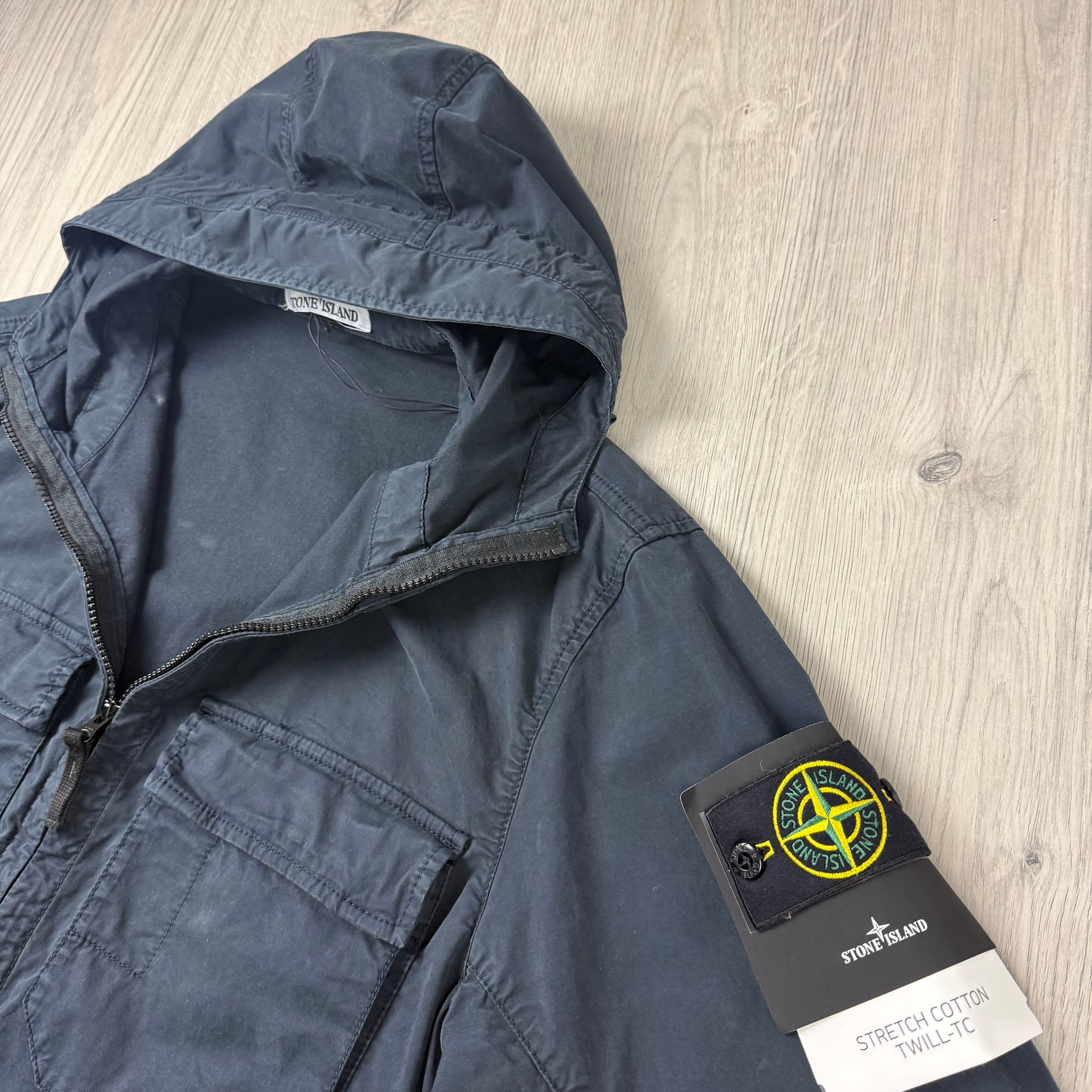 Stone Island Supima Jacket - Navy Blue