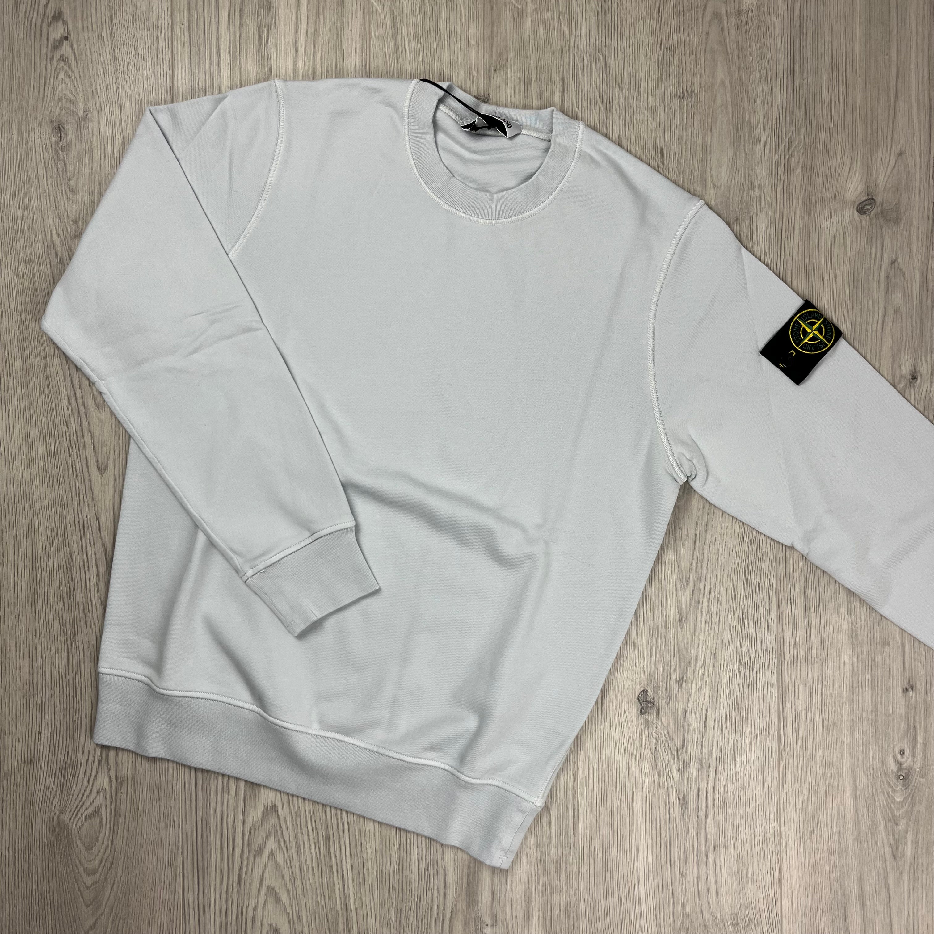 Stone Island Dyed Sweatshirt - Sky Blue