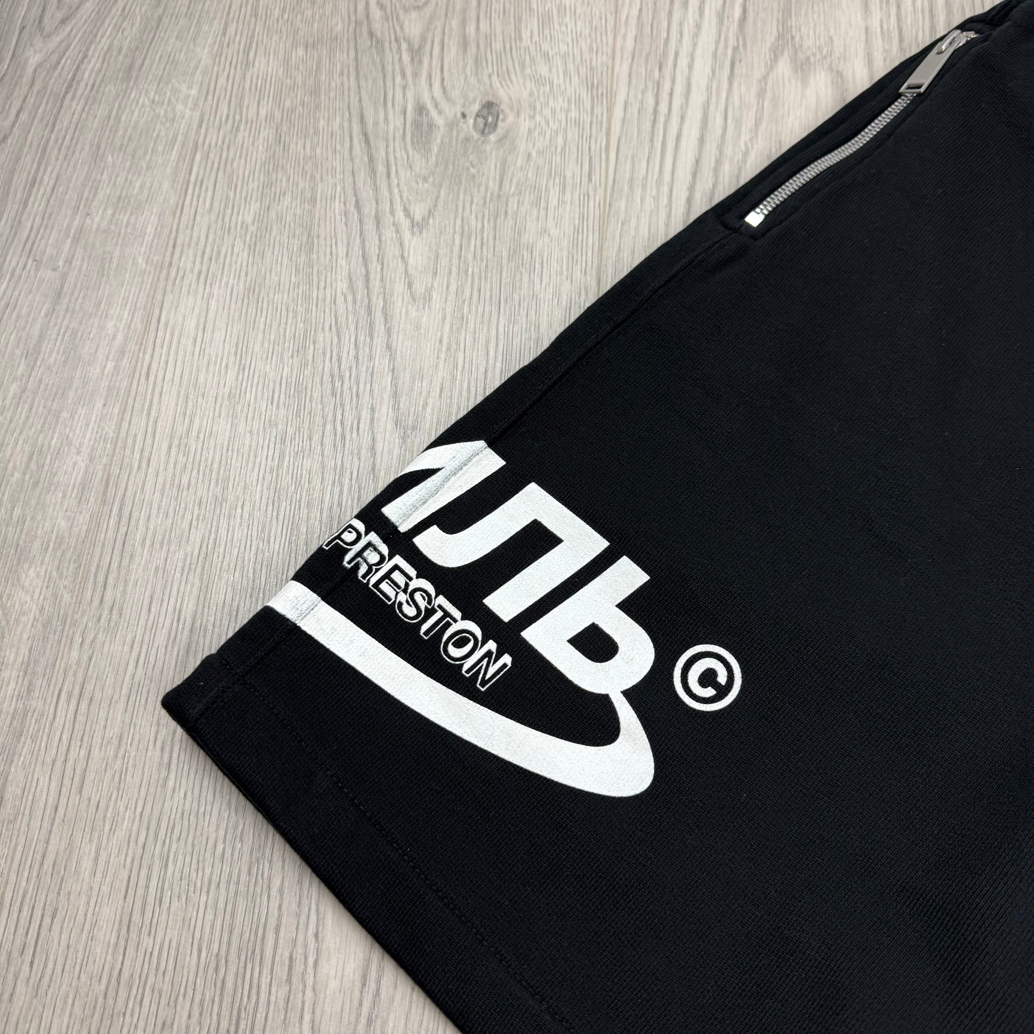 Heron Preston Cyrillic Jersey Shorts - Black