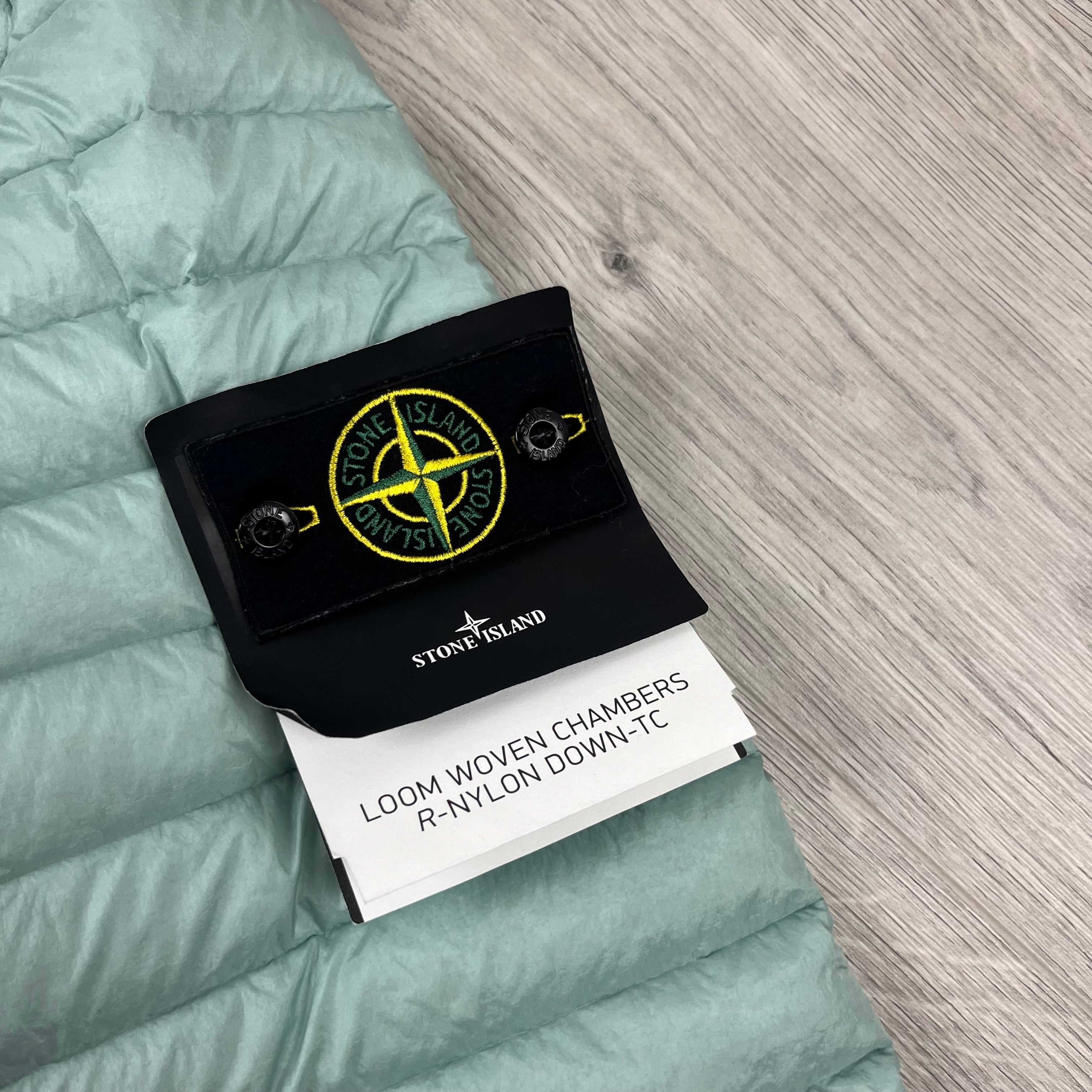 Stone Island Woven Down Jacket - Sky Blue