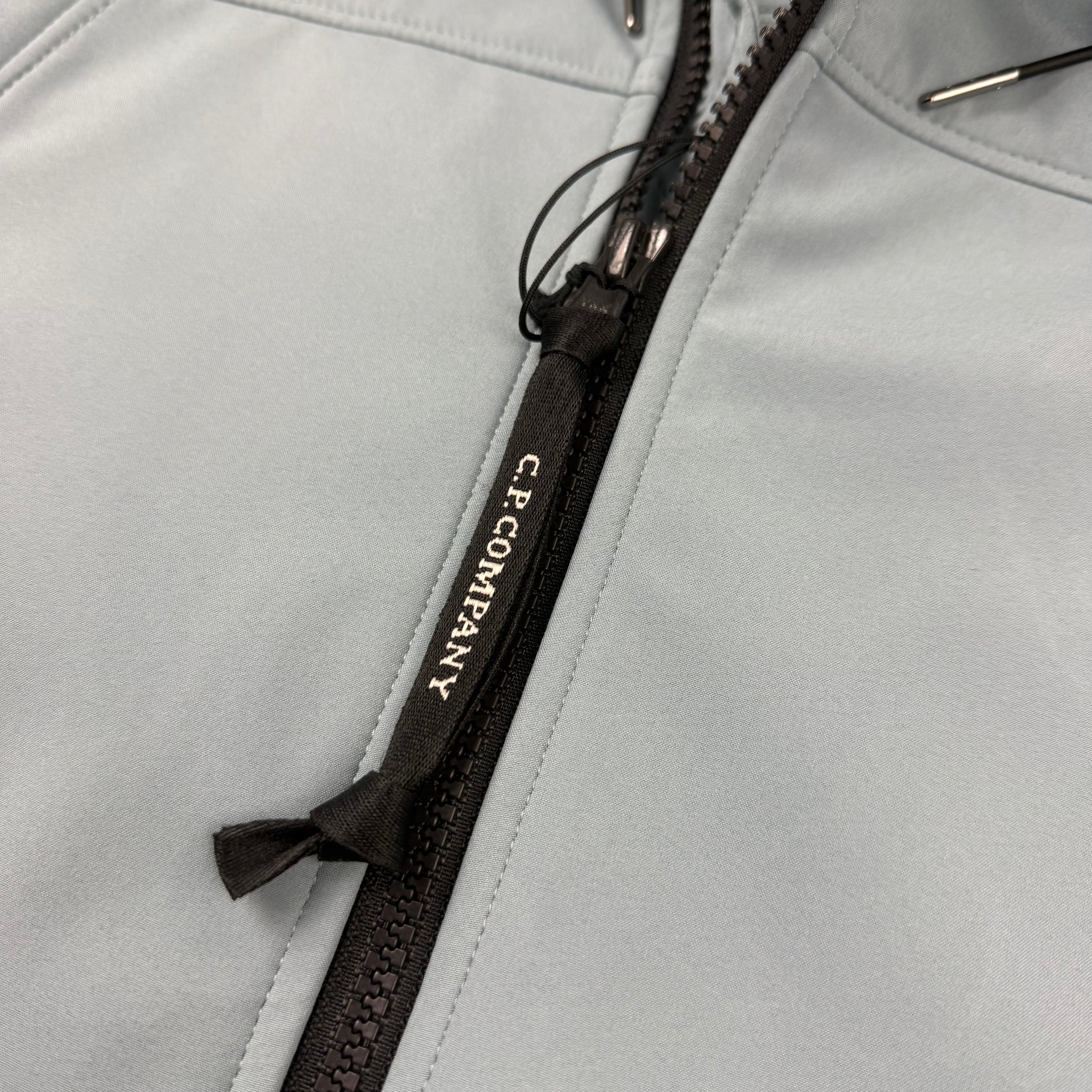 CP Company Shell Goggle Jacket - Silver Blue