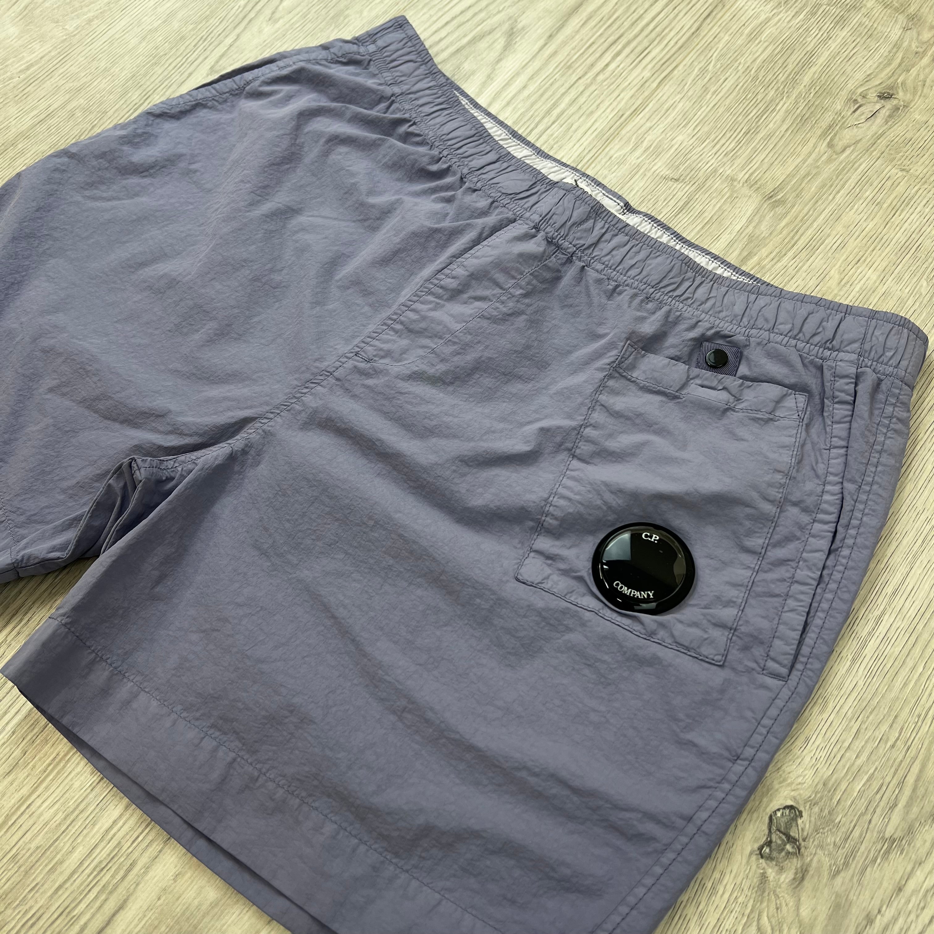 CP Company Lens Swim Shorts - Lavender Violet