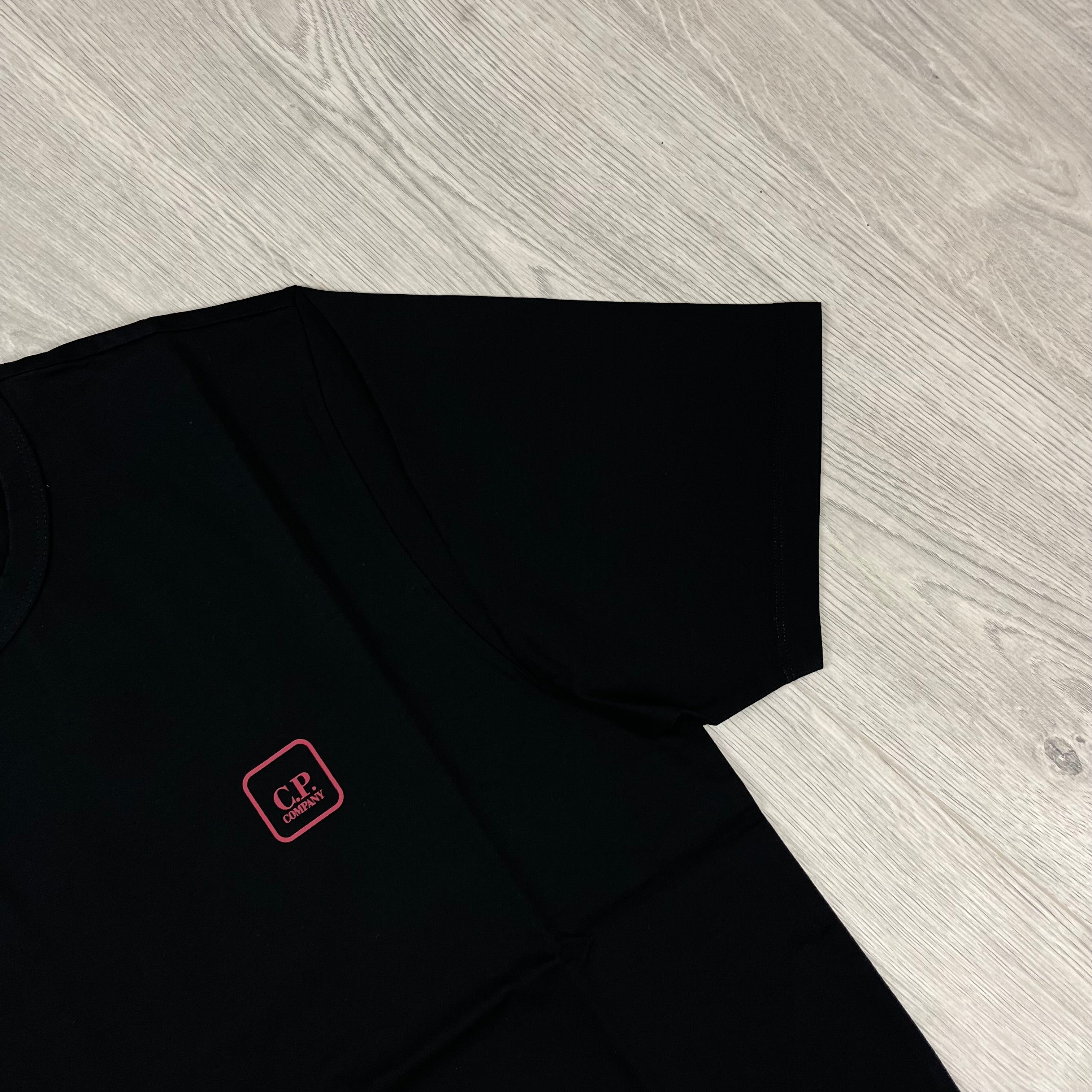 CP Company Metropolis T-shirt in Black. On sale at Open Attire.