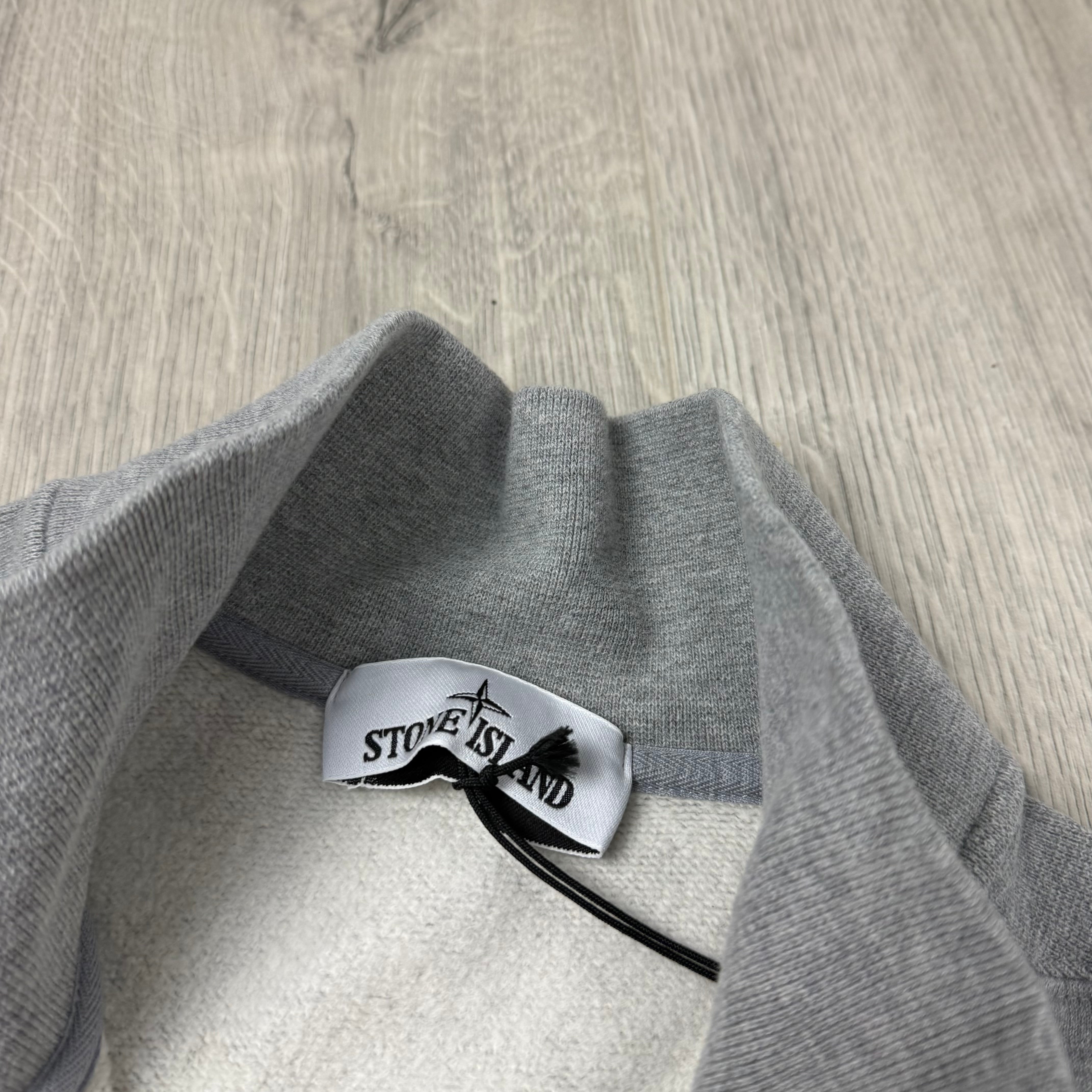 Stone Island Zip Fleece - Melange Grey