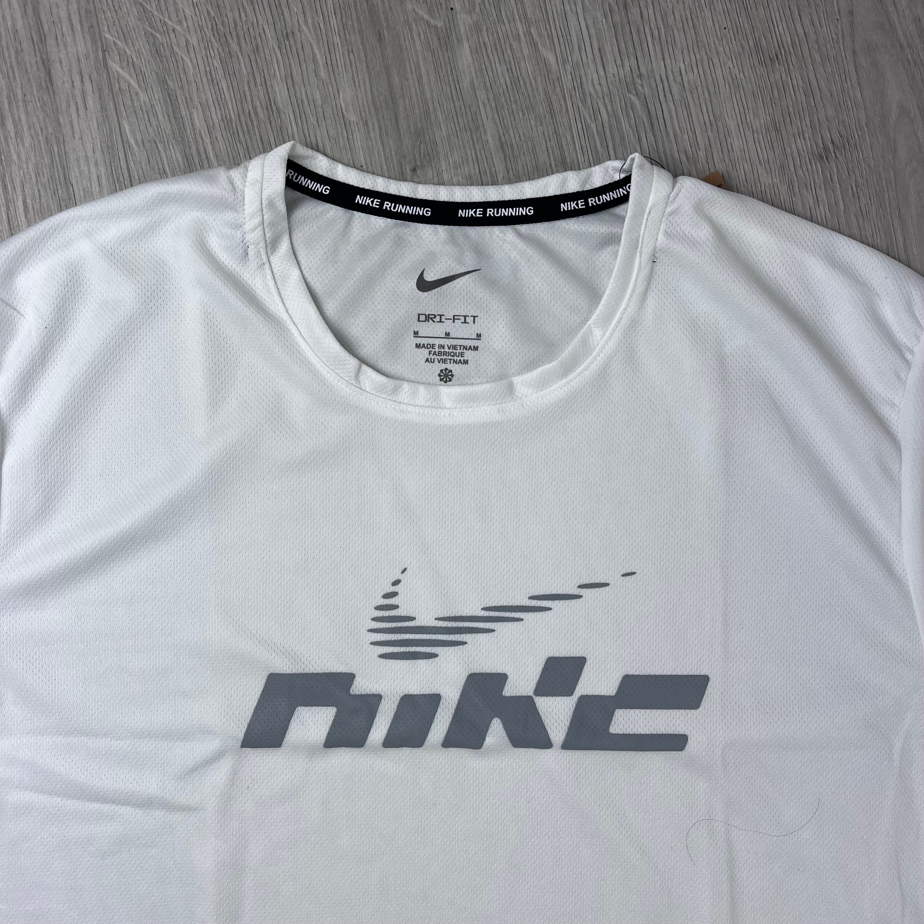 Nike 'Miler' Flash T-Shirt - White