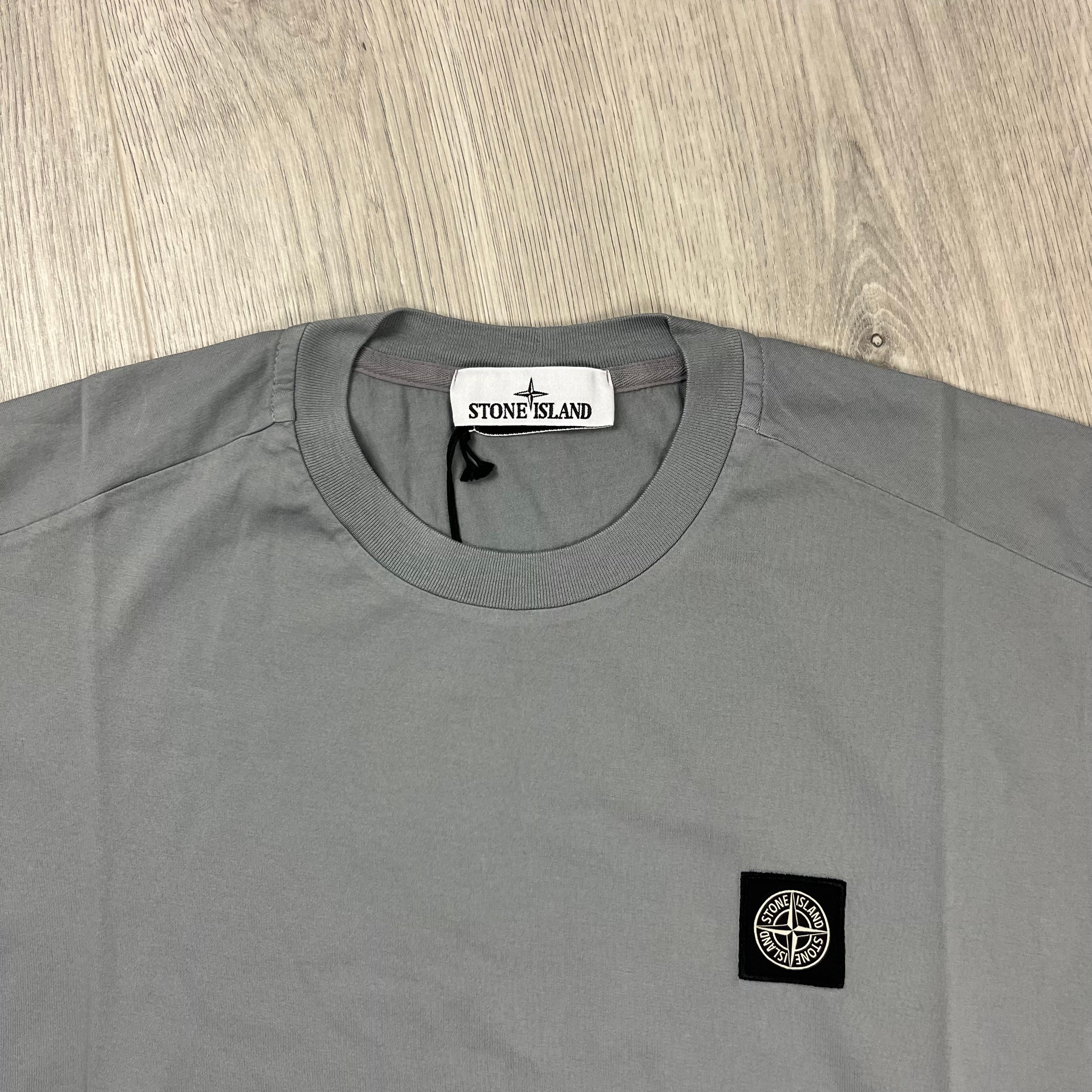 Stone island patch tee online