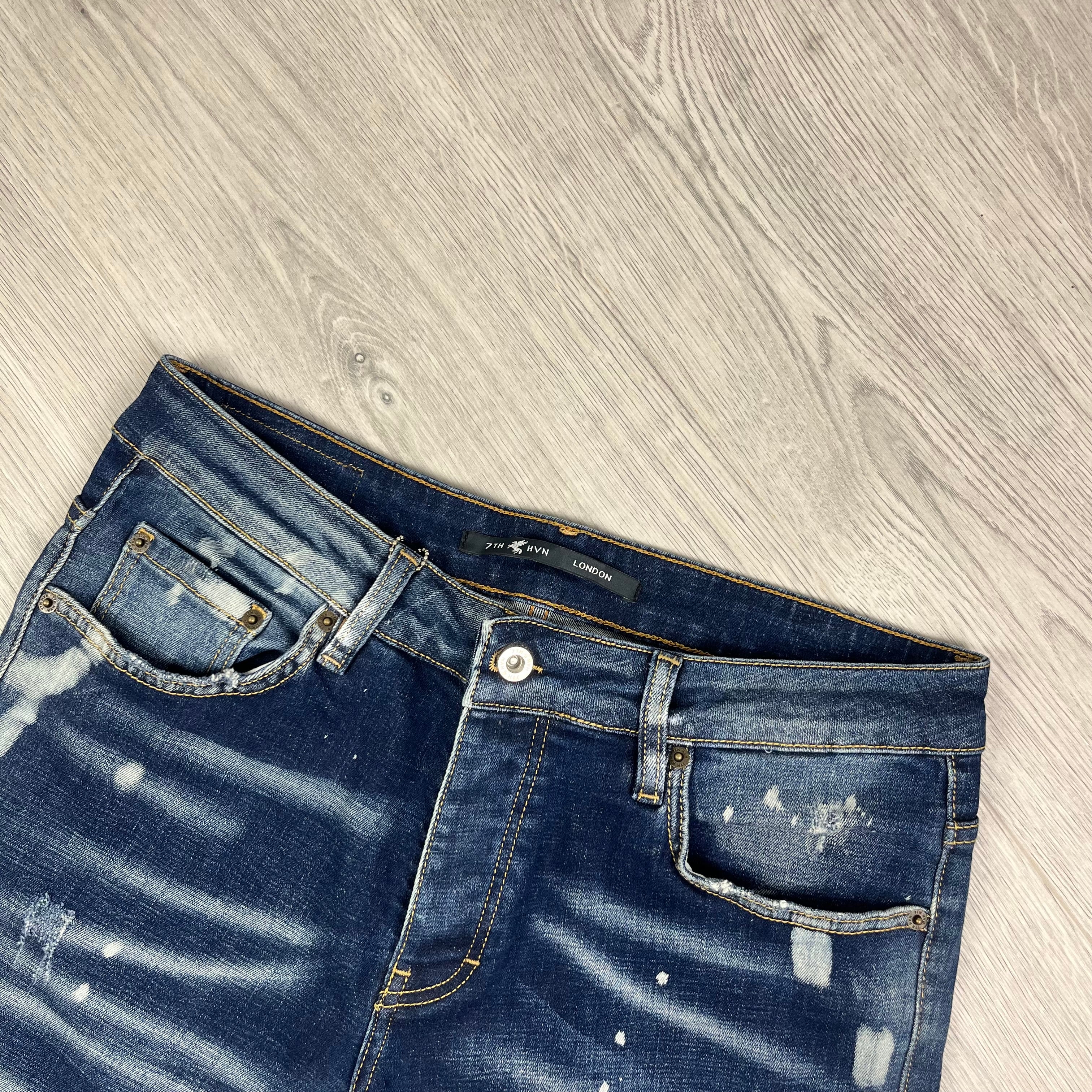 7TH HVN Slim Jeans - Blue