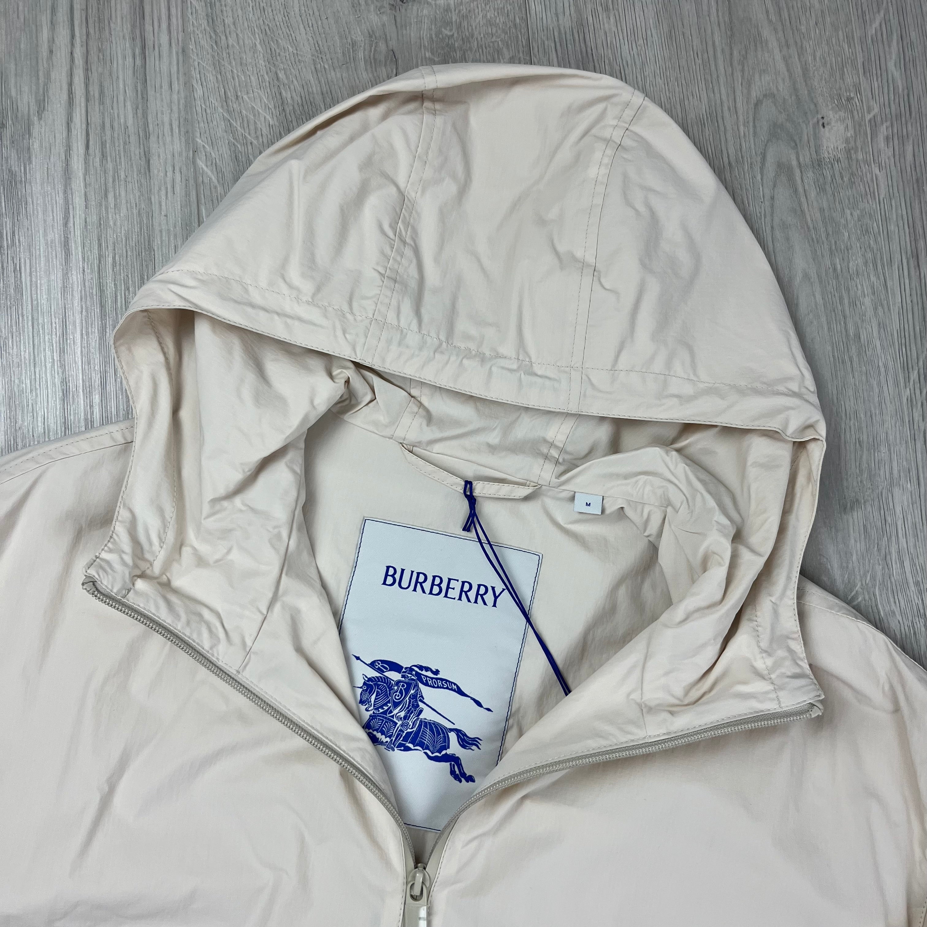 Burberry Nylon EKD Jacket - Cream