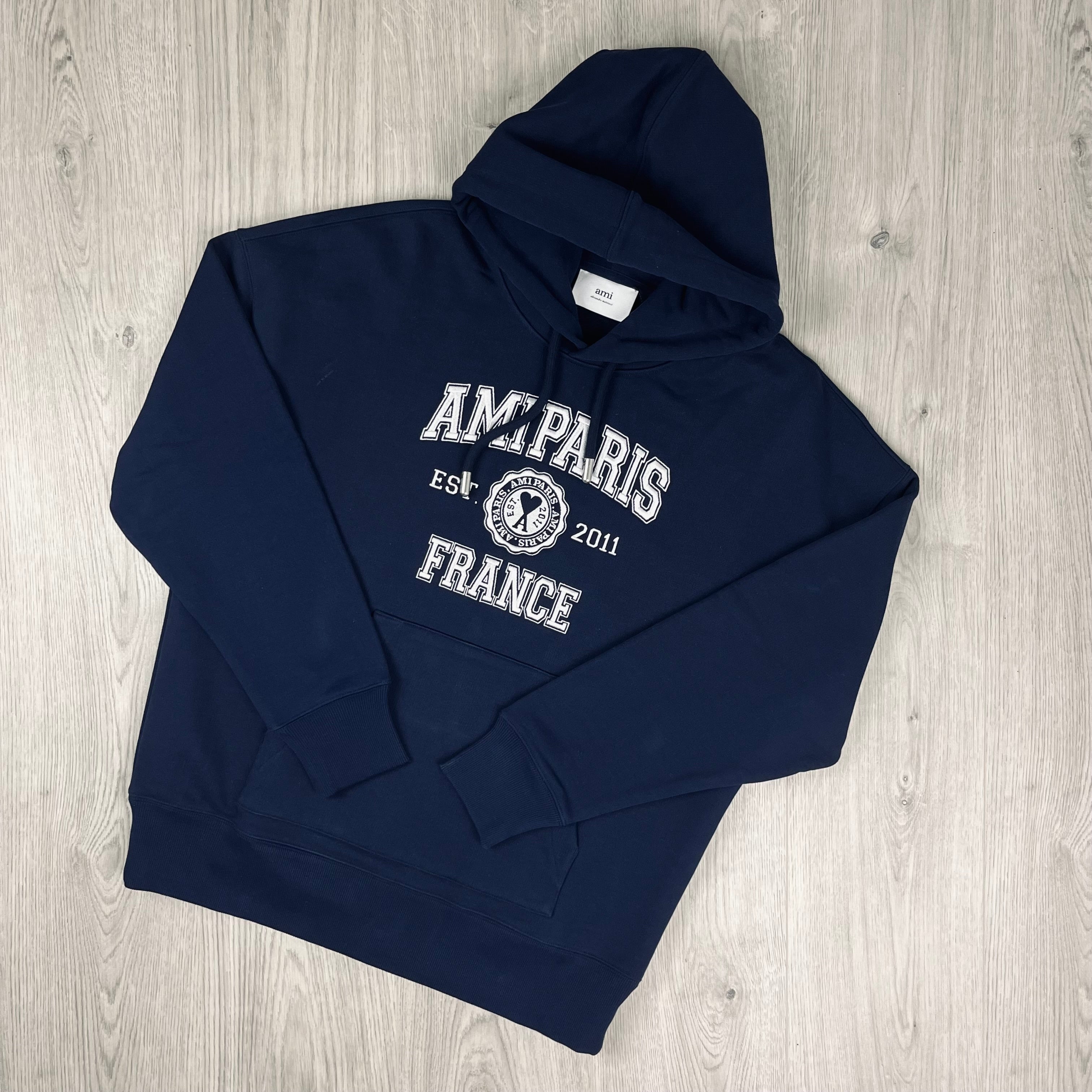 AMI Paris Hoodie - Navy