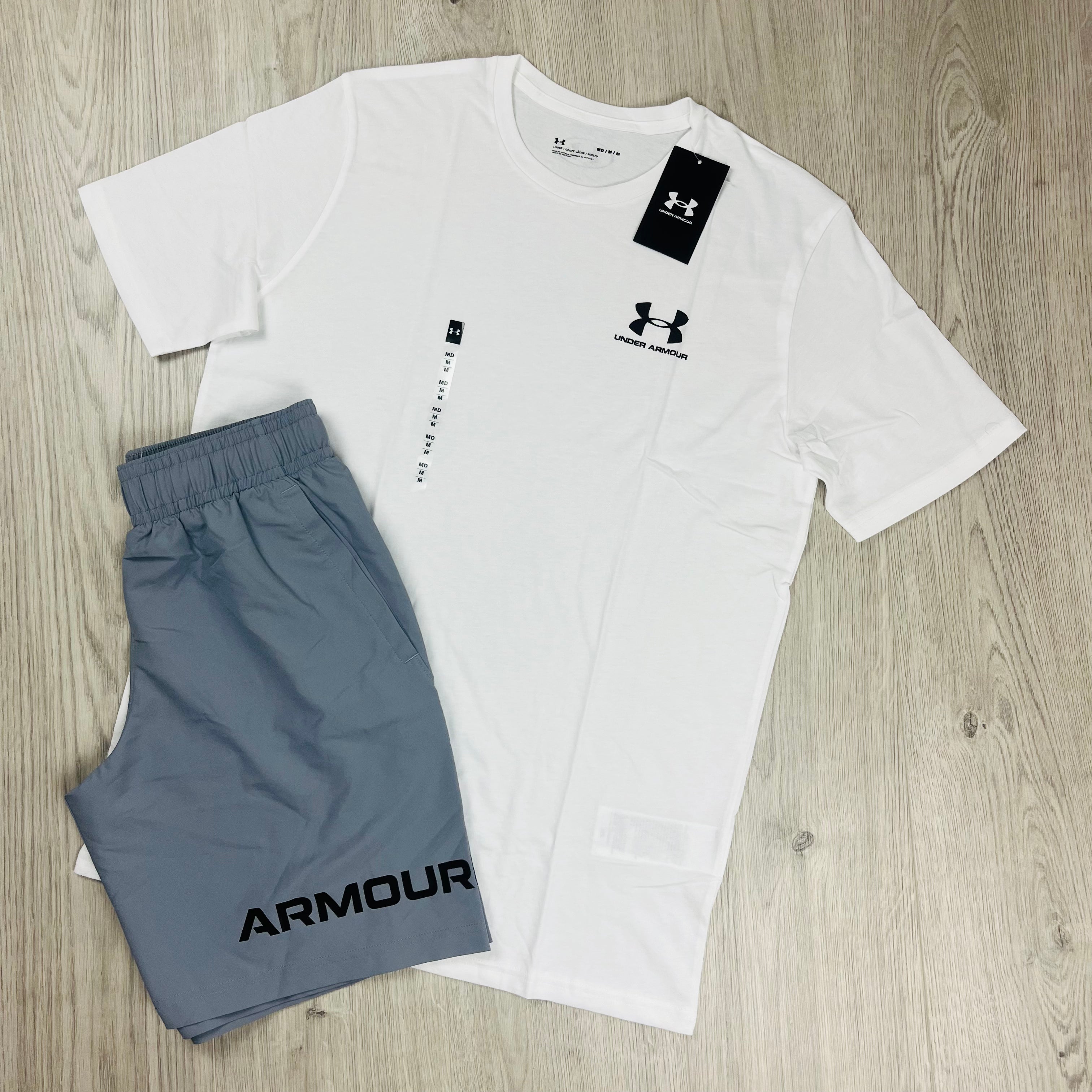 Under Armour Set - White/Grey