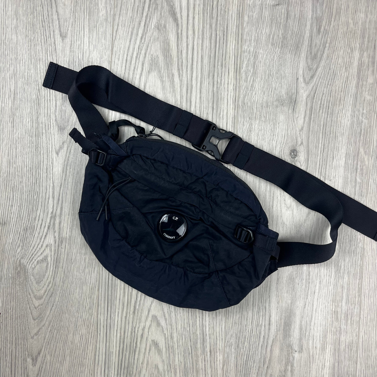 CP Company | Men's Zip Chrome Bag | Total Eclipse | Outlet Sale