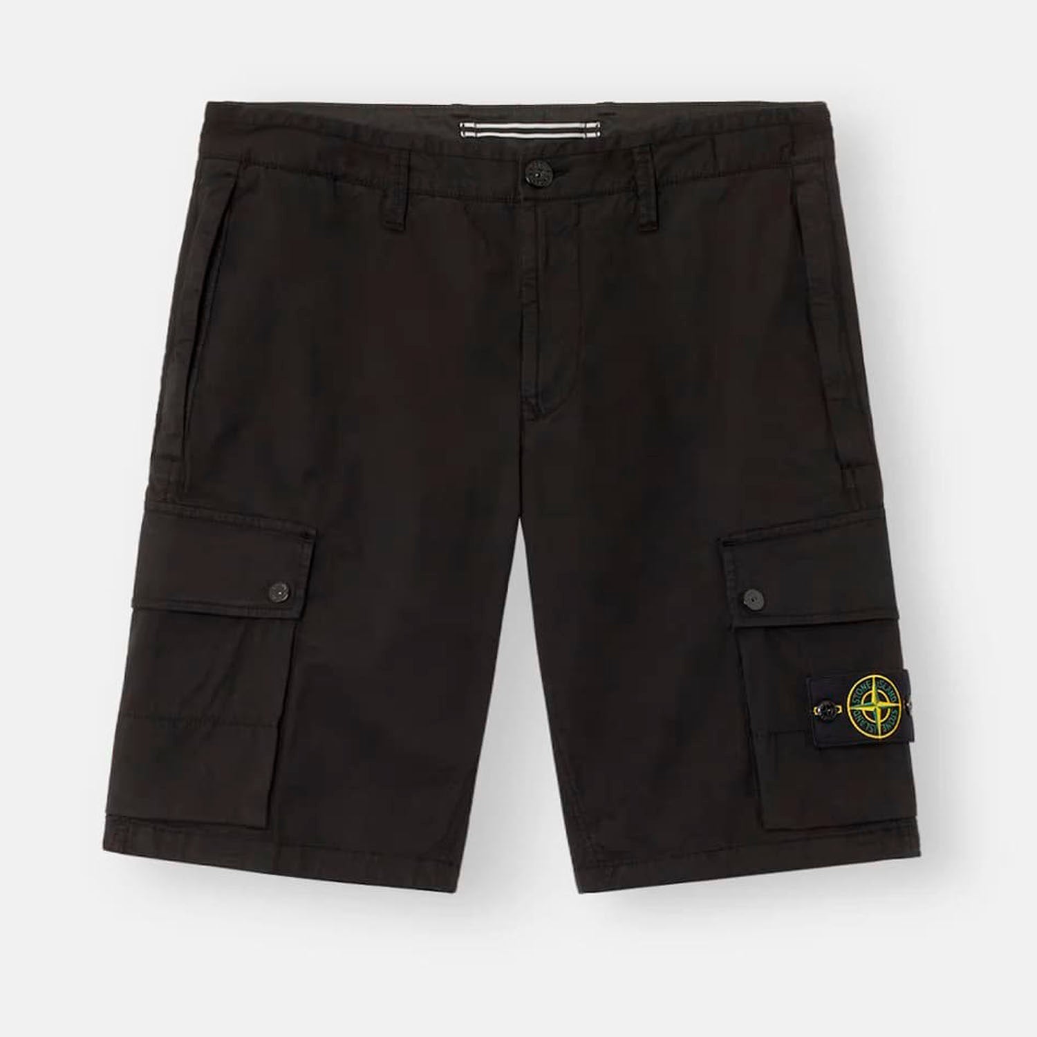 Stone Island Cargo Shorts - Black