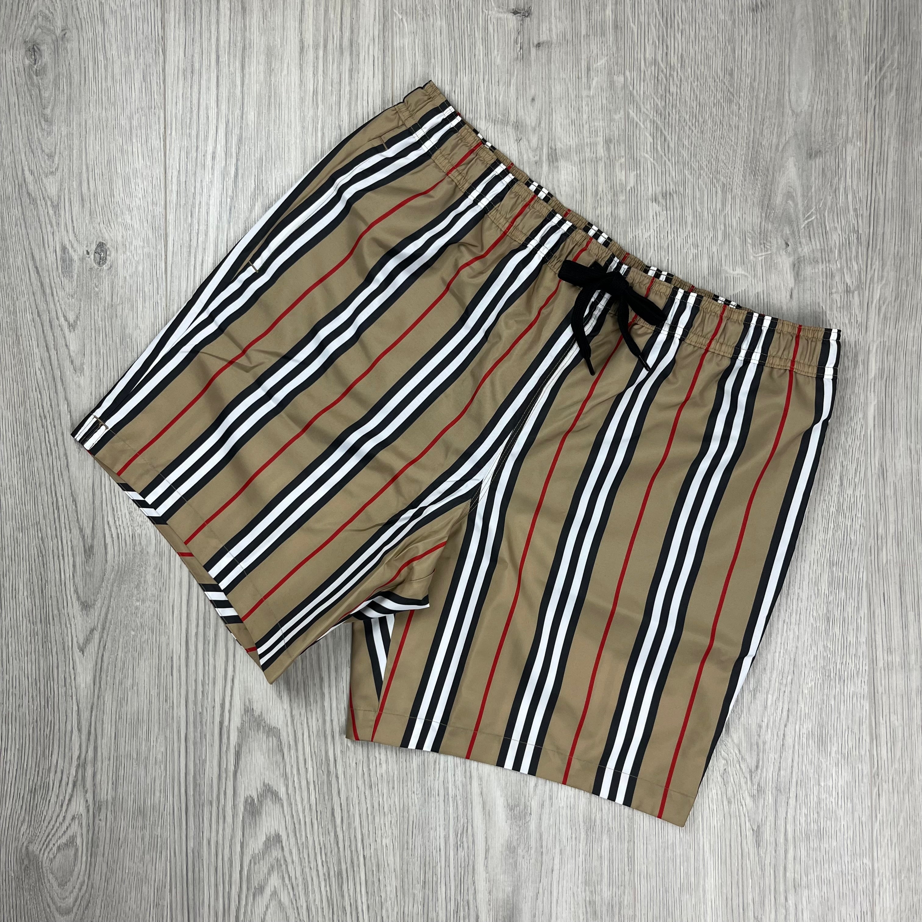 burberry swimsuit mens brown