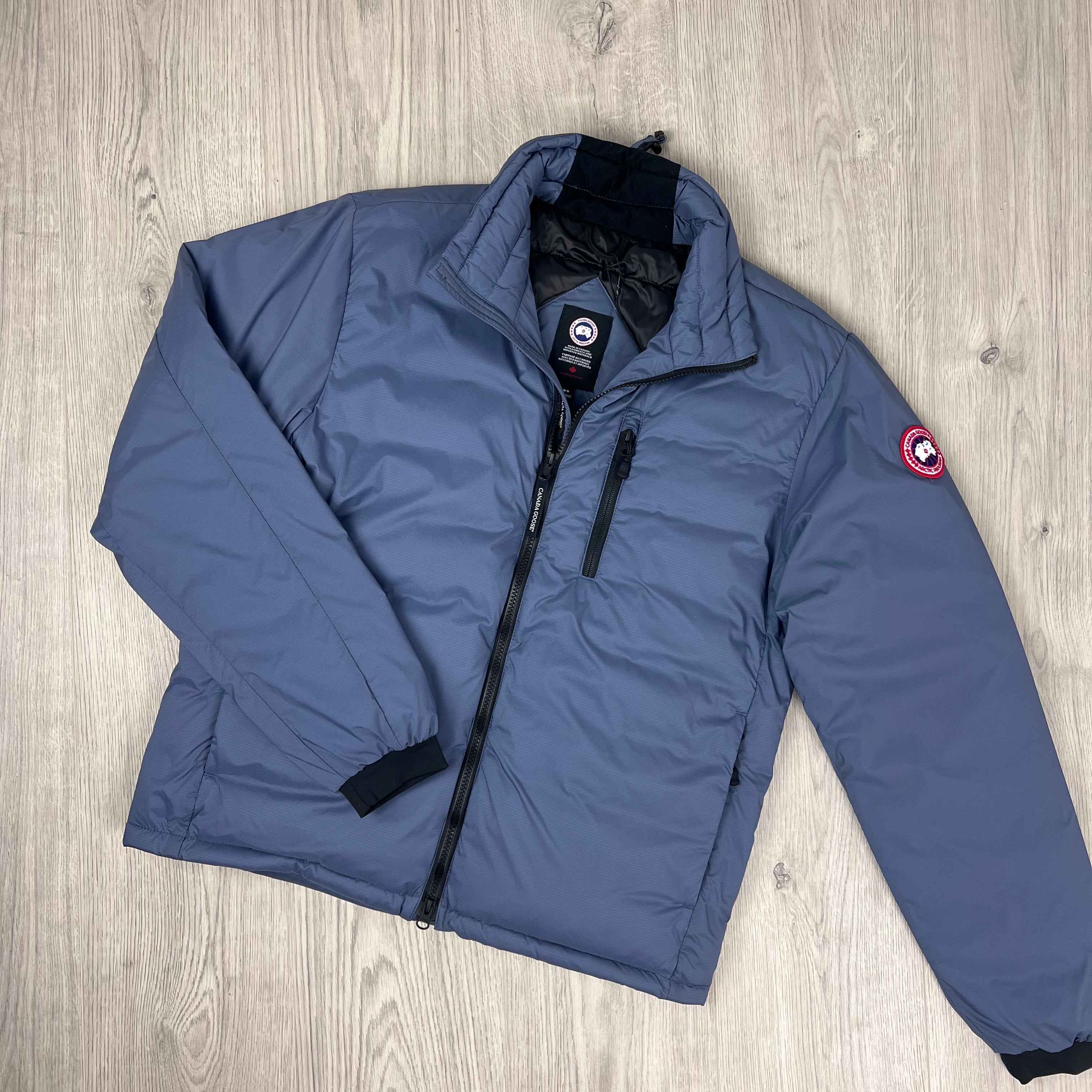 Men's Canada Goose Lodge Jacket in Ozone Blue. On sale at Open Attire.