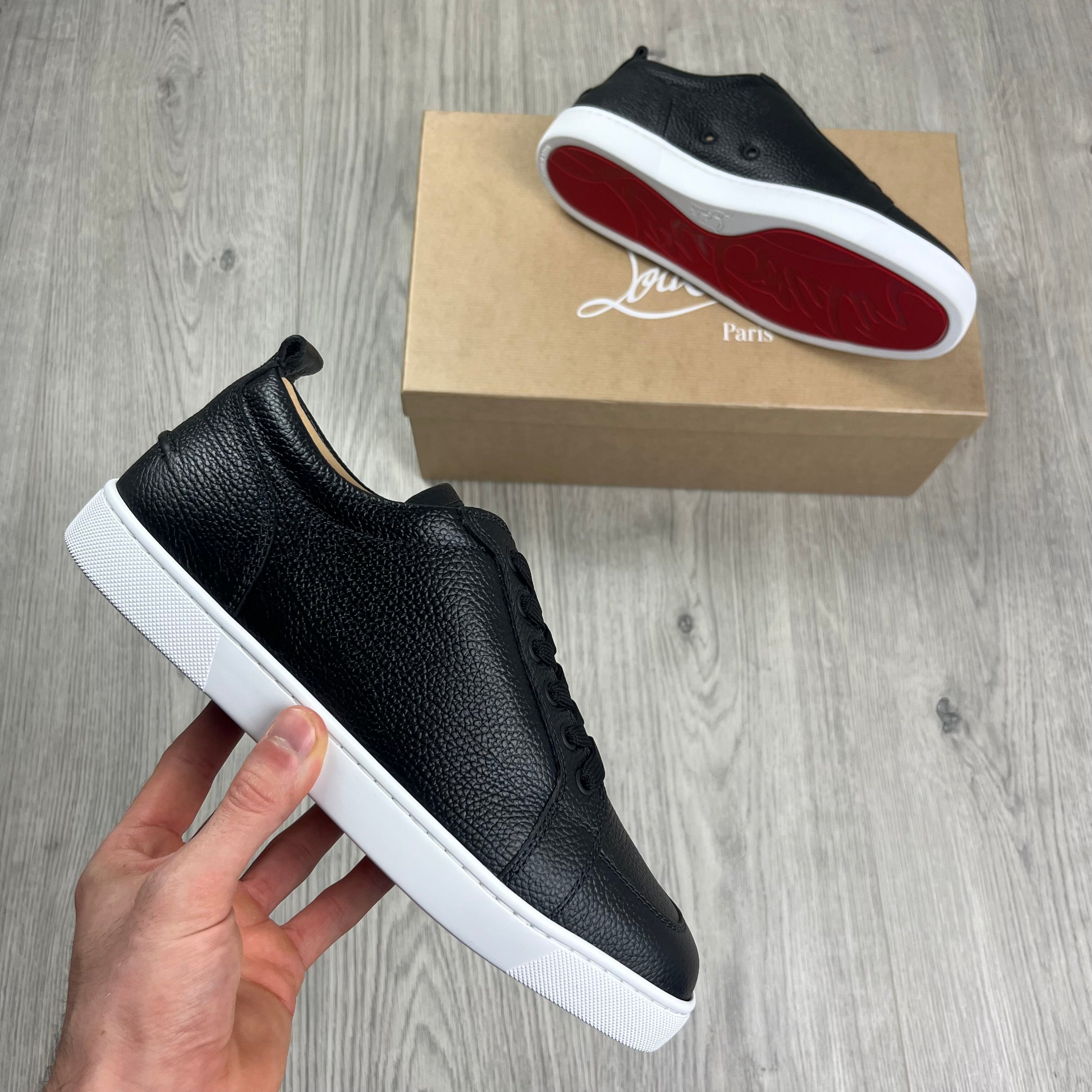 Christian Louboutin Rantulow Sneakers in Black. On sale at Open Attire. 