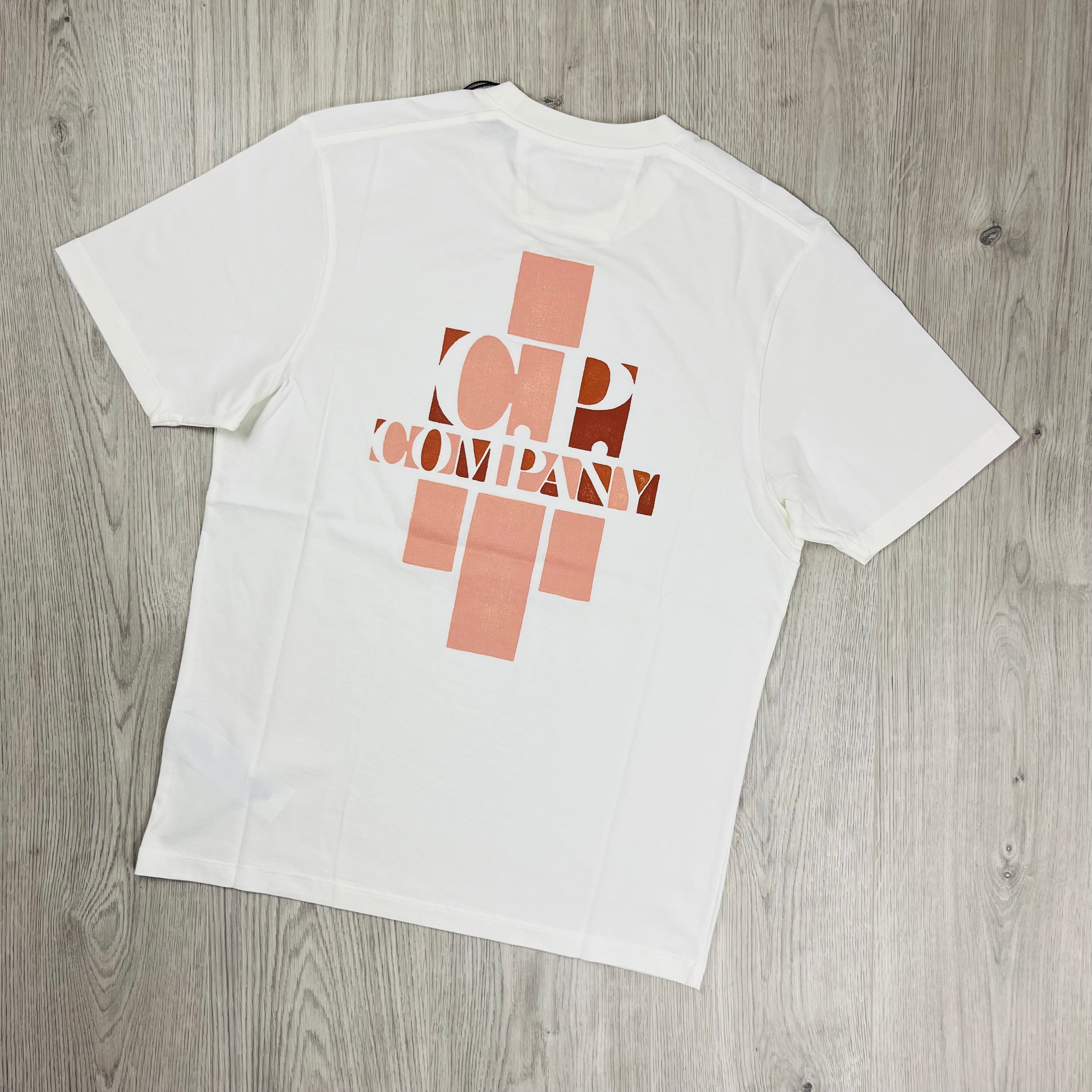 CP Company Sailor T-Shirt in Gauze White. On sale at Open Attire.