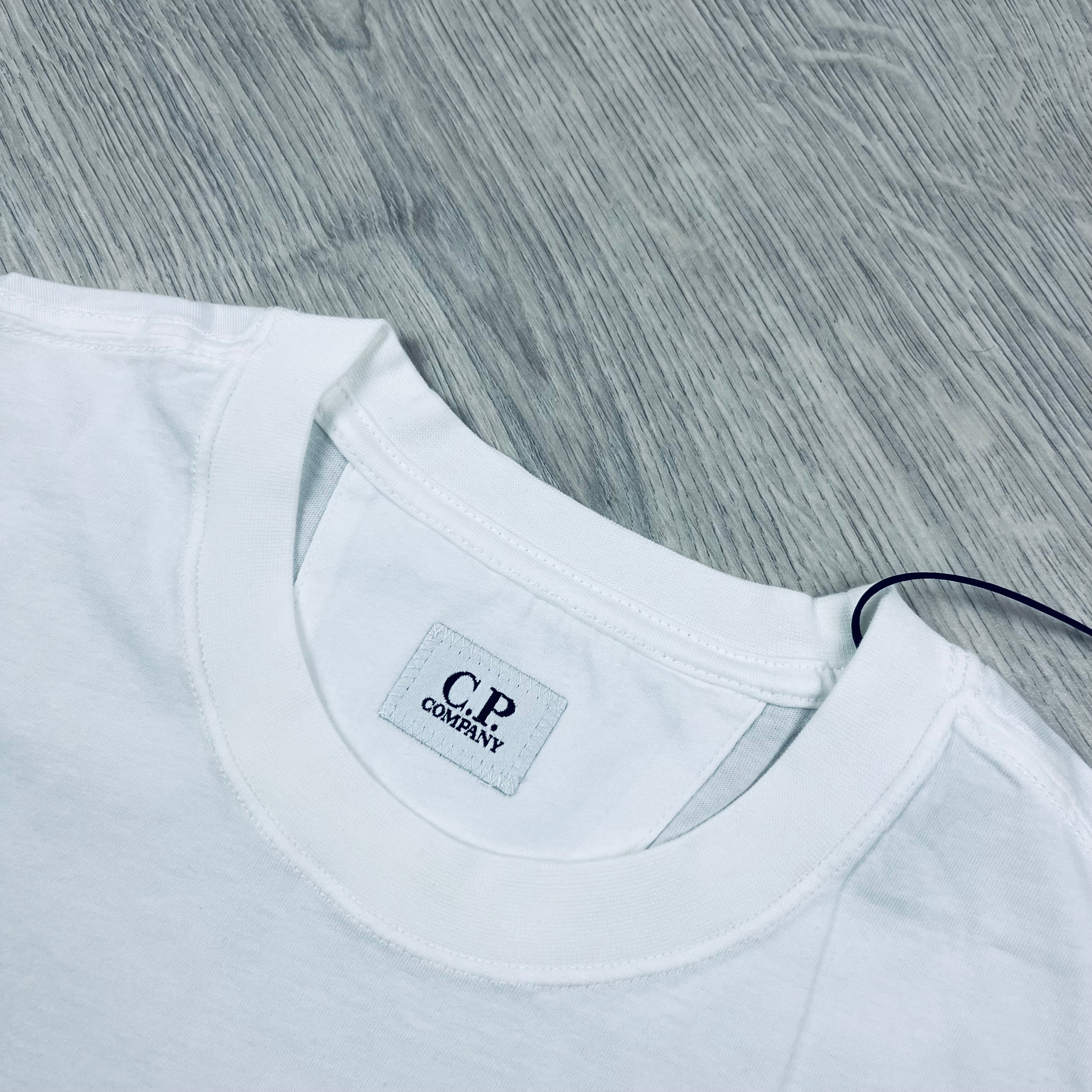 CP Company Sailor T-Shirt in Gauze White. On sale at Open Attire.