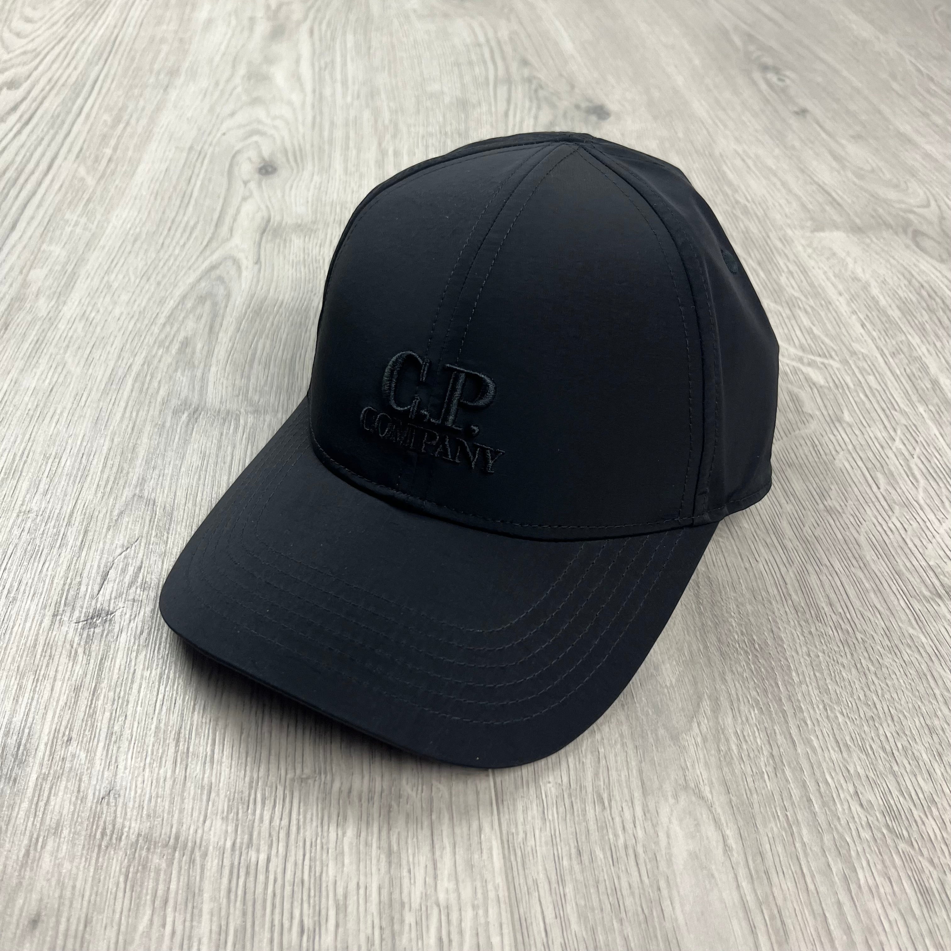CP Company | Men's Chrome Baseball Cap | Black | Outlet Sale