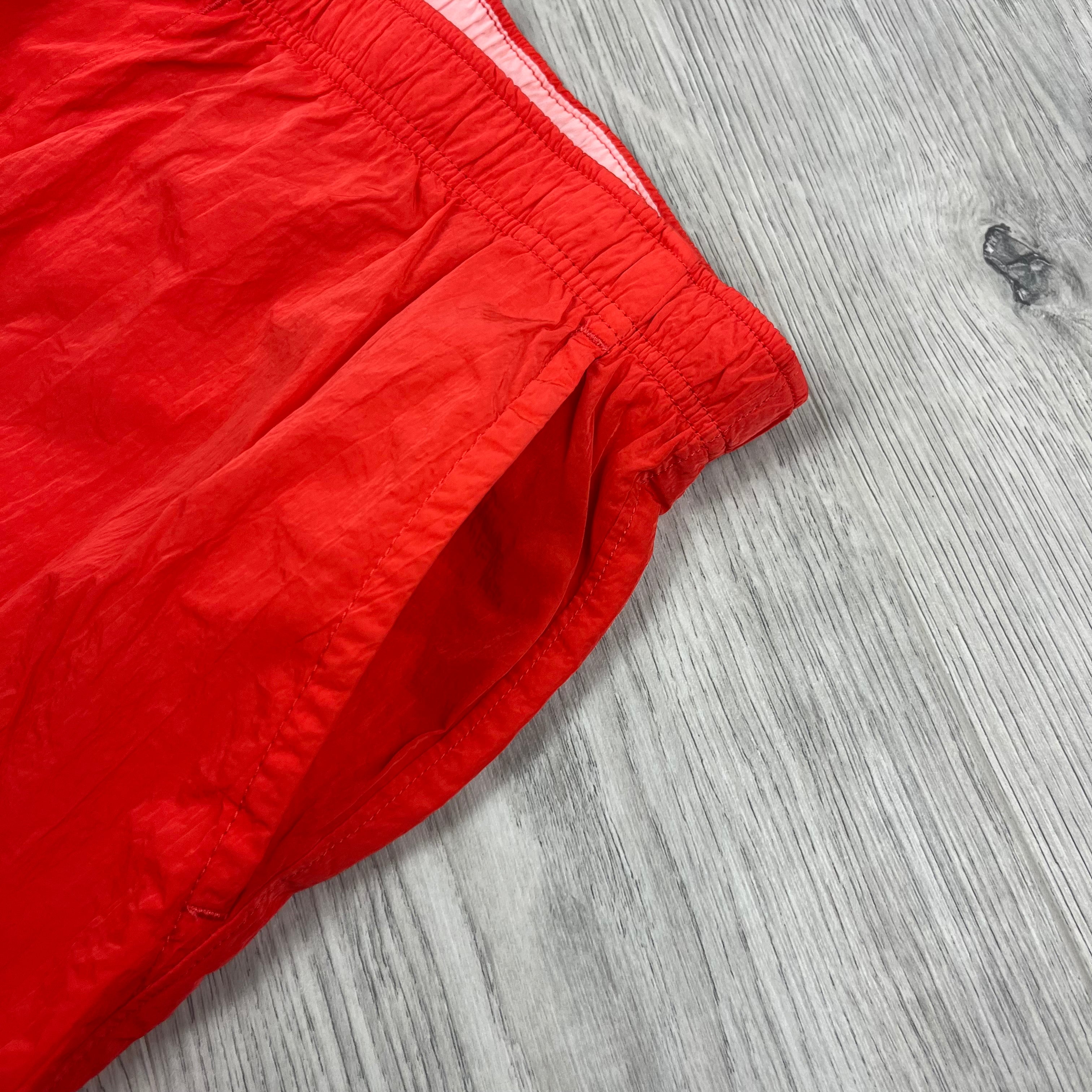 CP Company Chrome-R Swim Shorts in Poinciana. On sale at Open Attire.