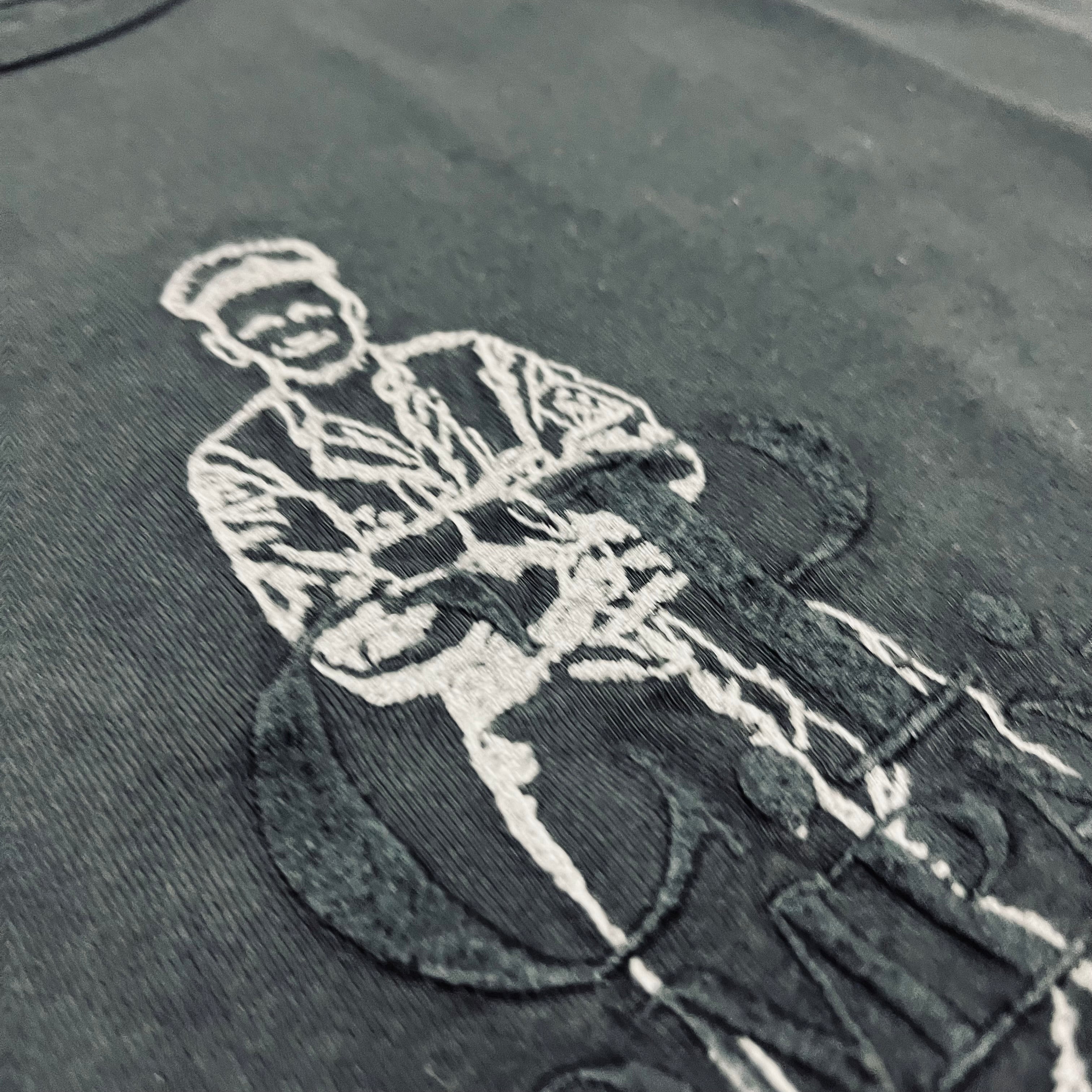 CP Company 1020 Embroidered T-Shirt in Black. On sale at Open Attire.