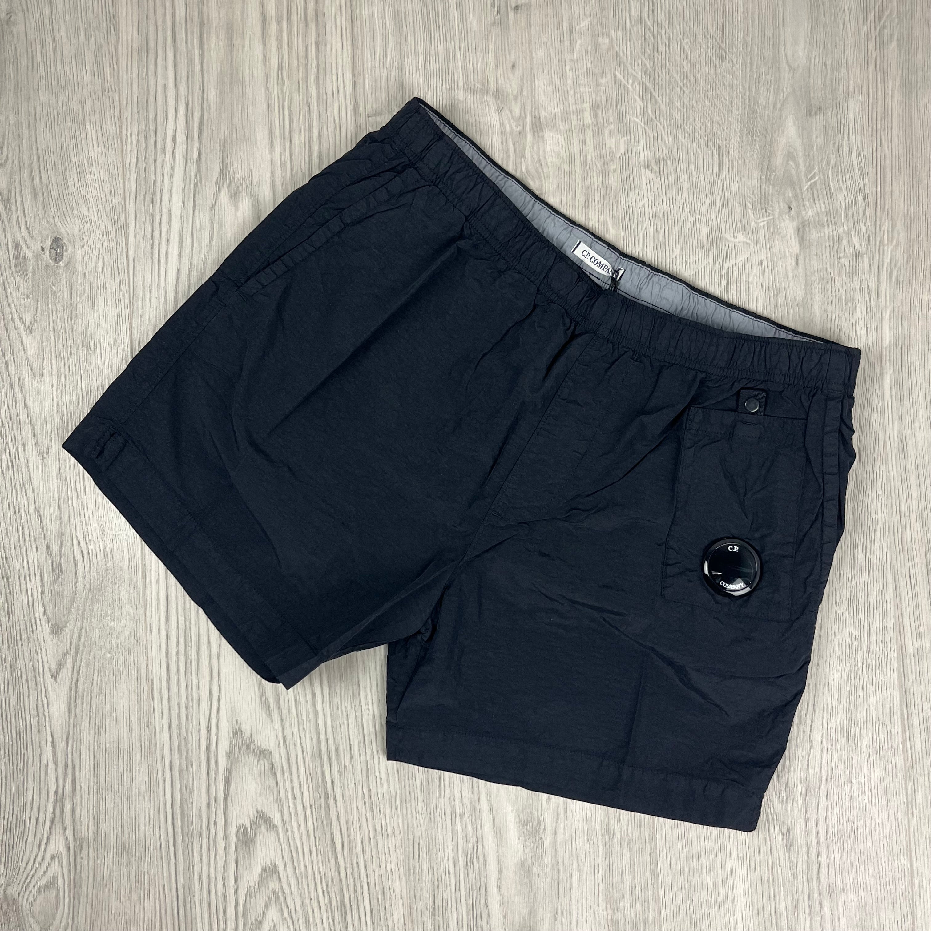 CP Company | Men's Lens Swim Shorts | Black | Outlet Sale