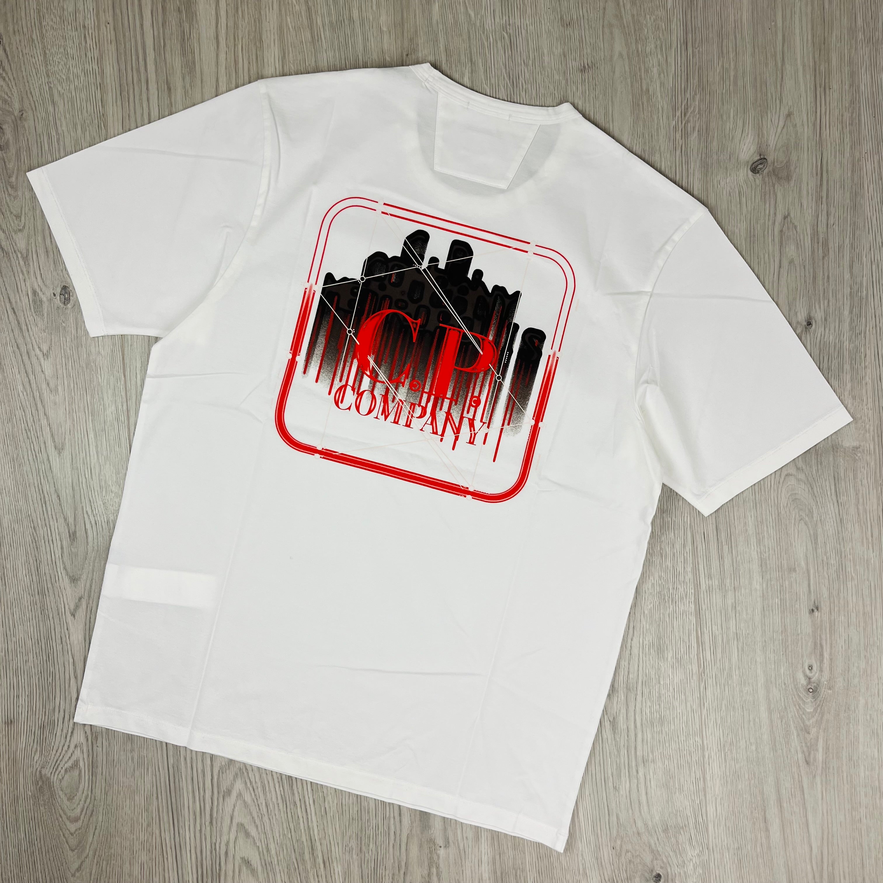 CP Company | Men's Metropolis T-Shirt | Gauze White | Outlet Sale