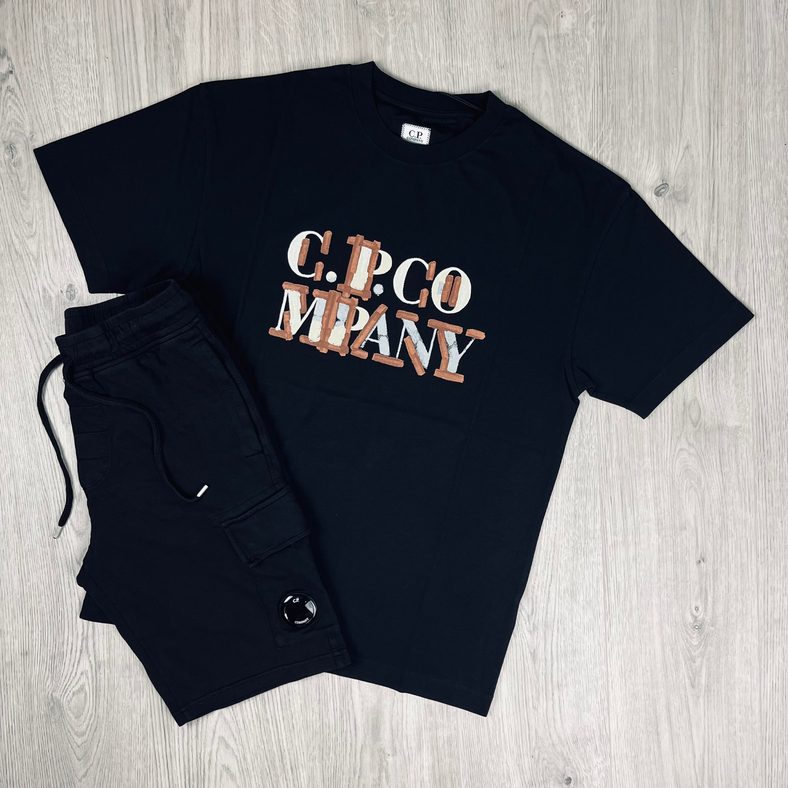 Men's CP Company Set in Black. On sale at Open Attire.