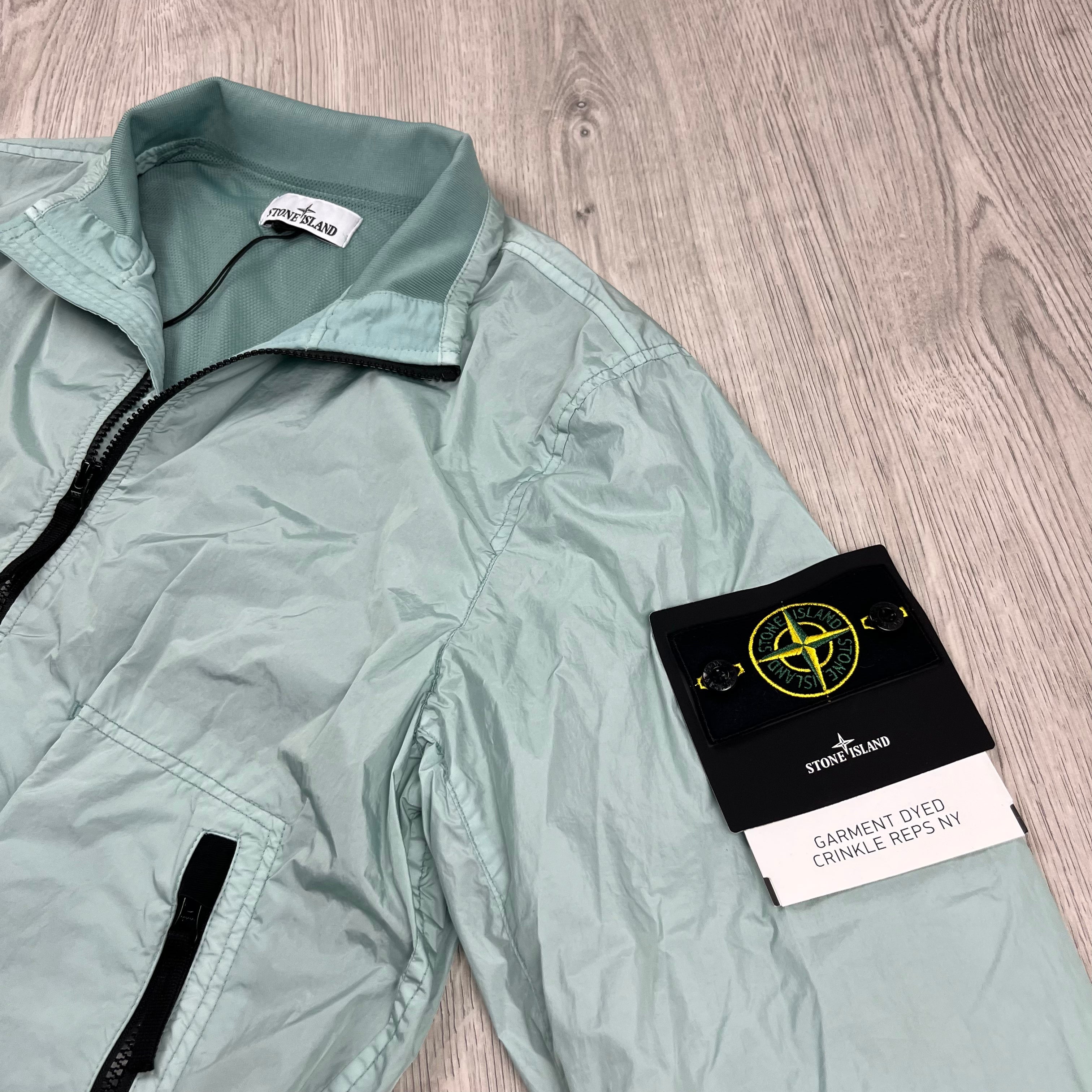 Stone Island Crinkle Reps Jacket - Sky Blue