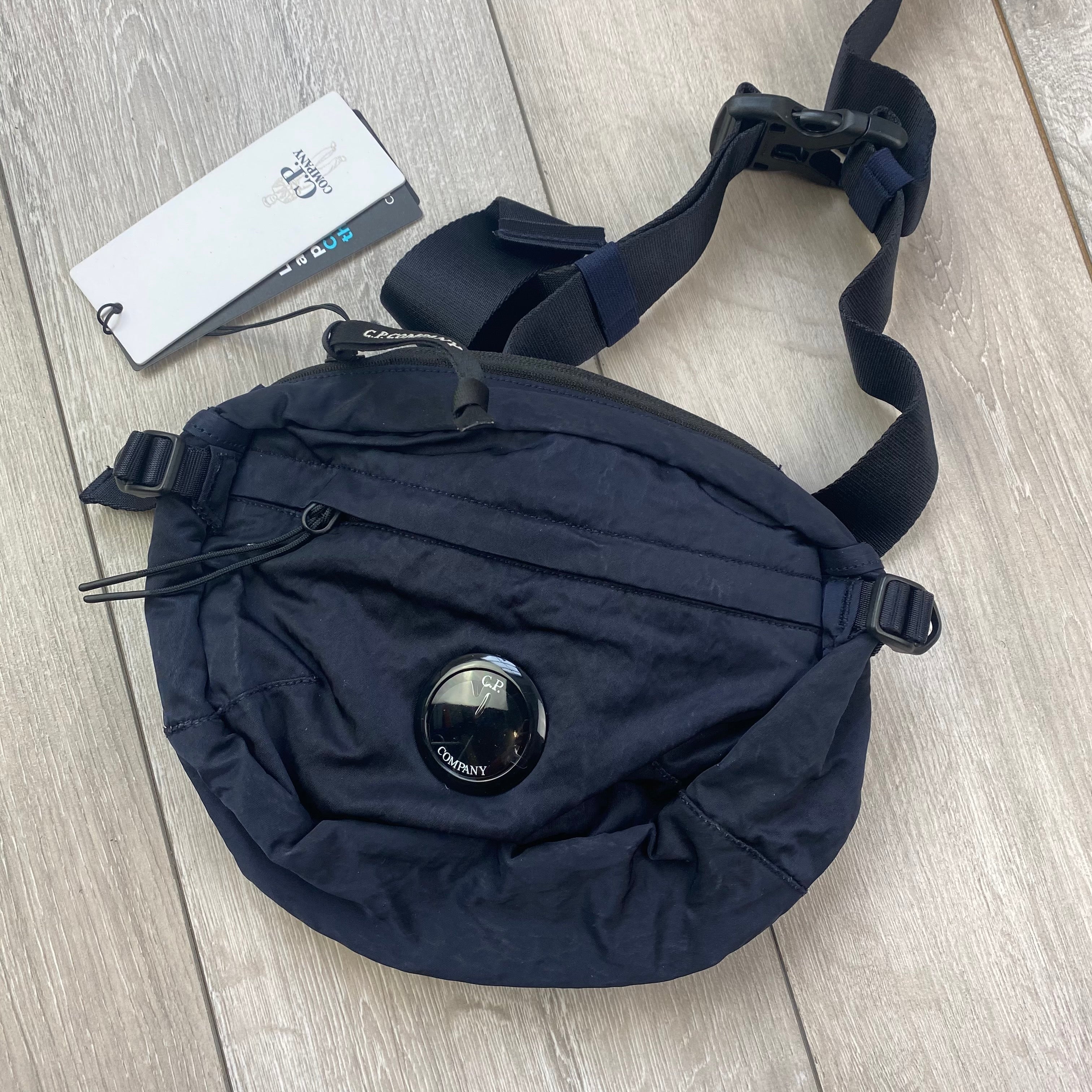 CP Company Zip Chrome Bag - Navy