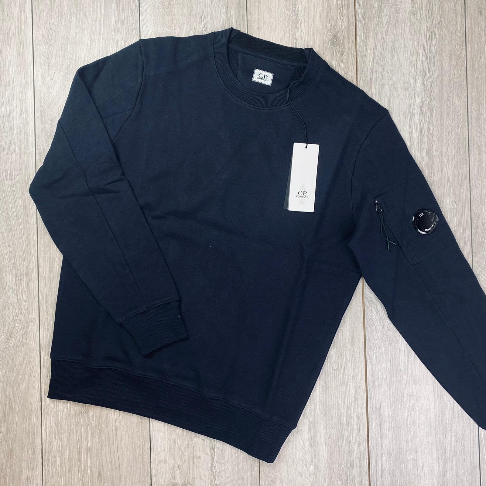 CP Company Raised Fleece Tracksuit - Navy