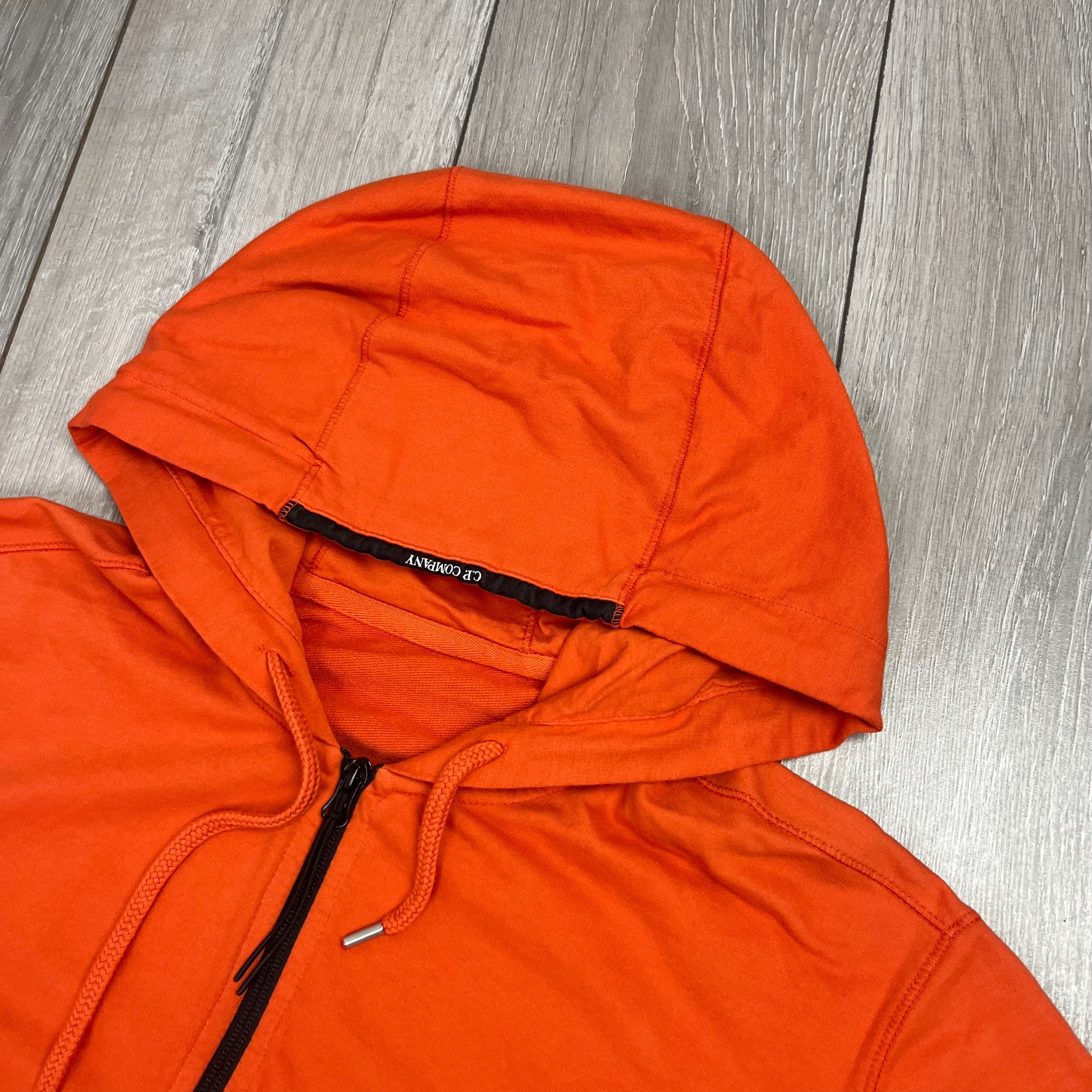 CP Company Zip Hoodie - Pumpkin