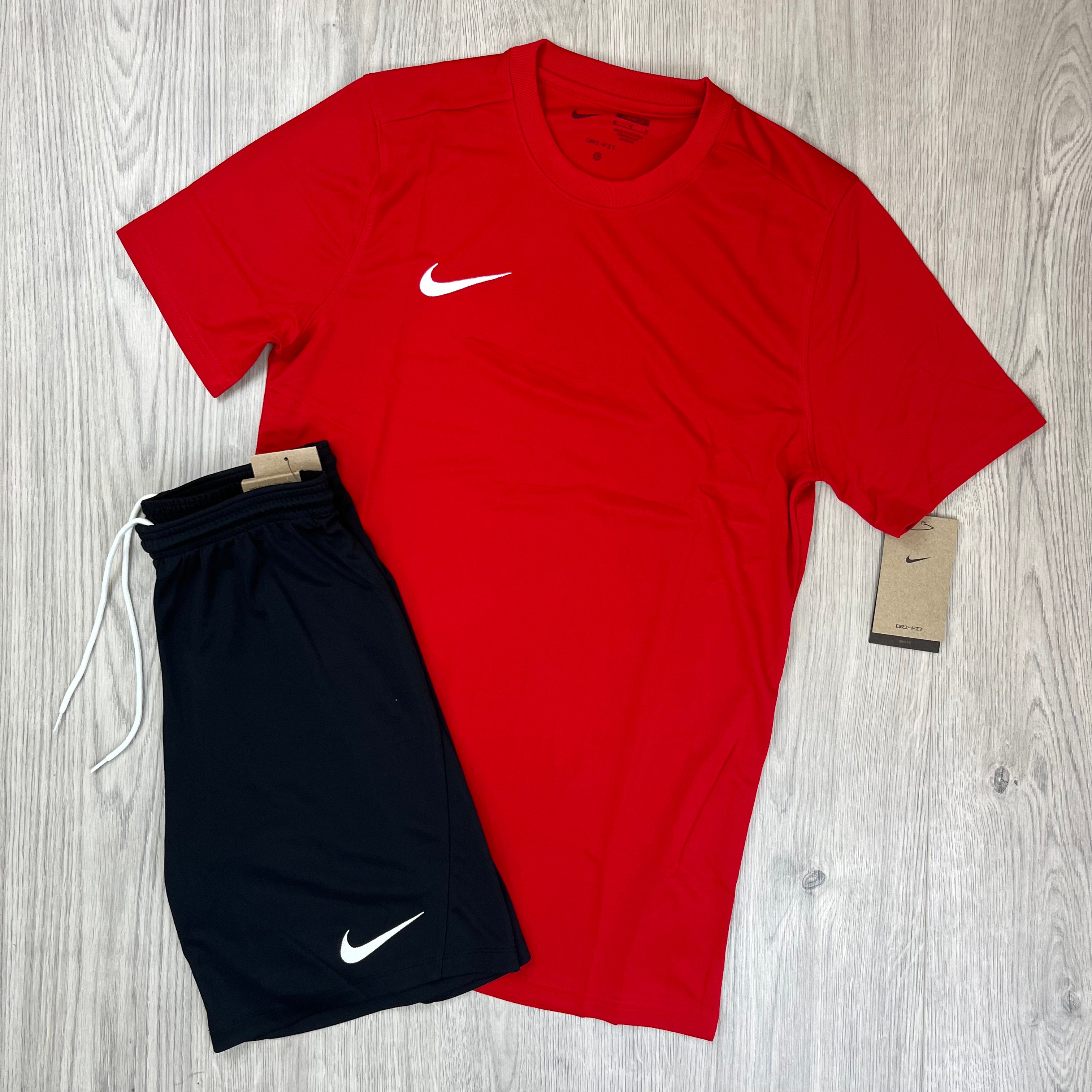 Nike Dri-Fit Set - Red/Black