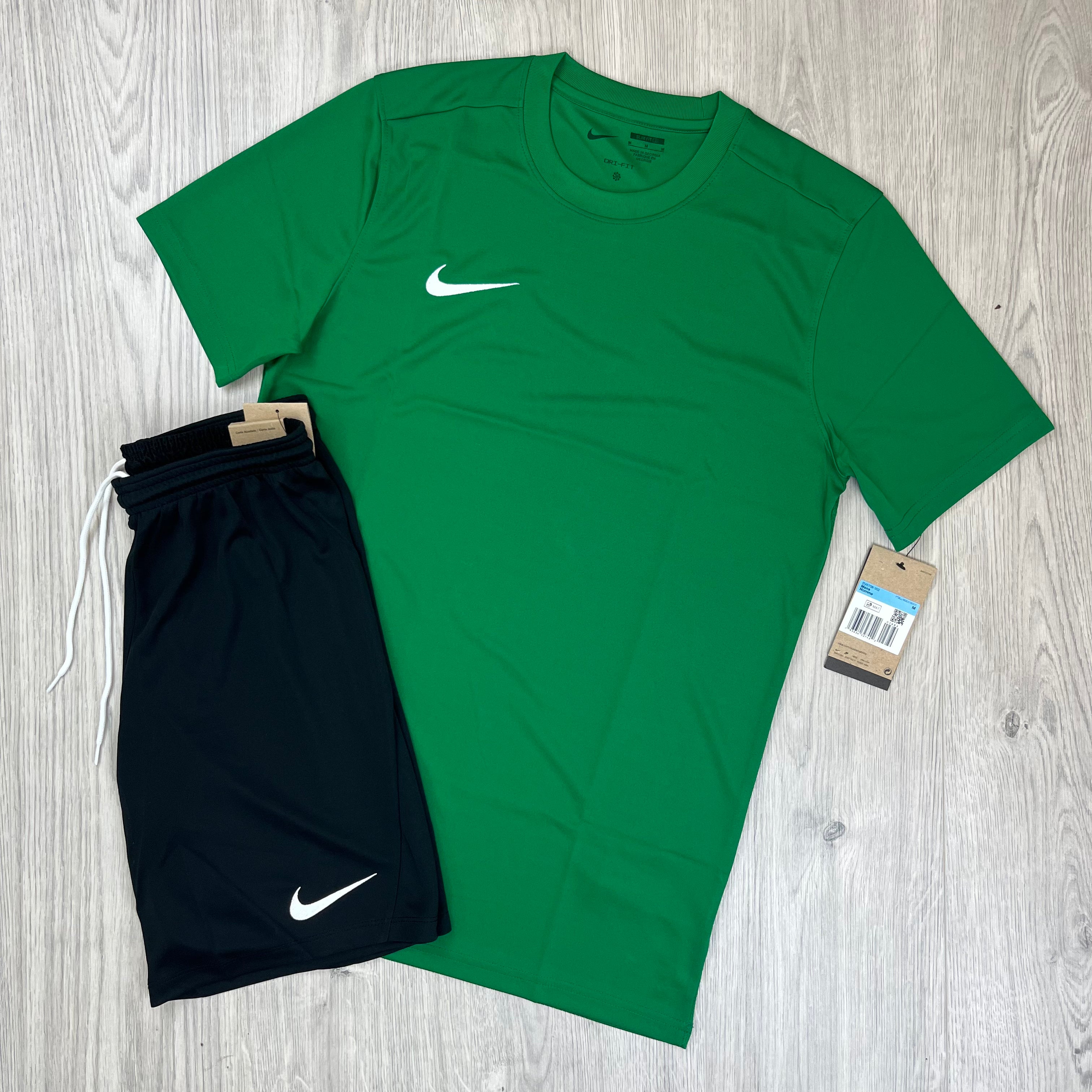 Nike Dri-Fit Set - Green/Black