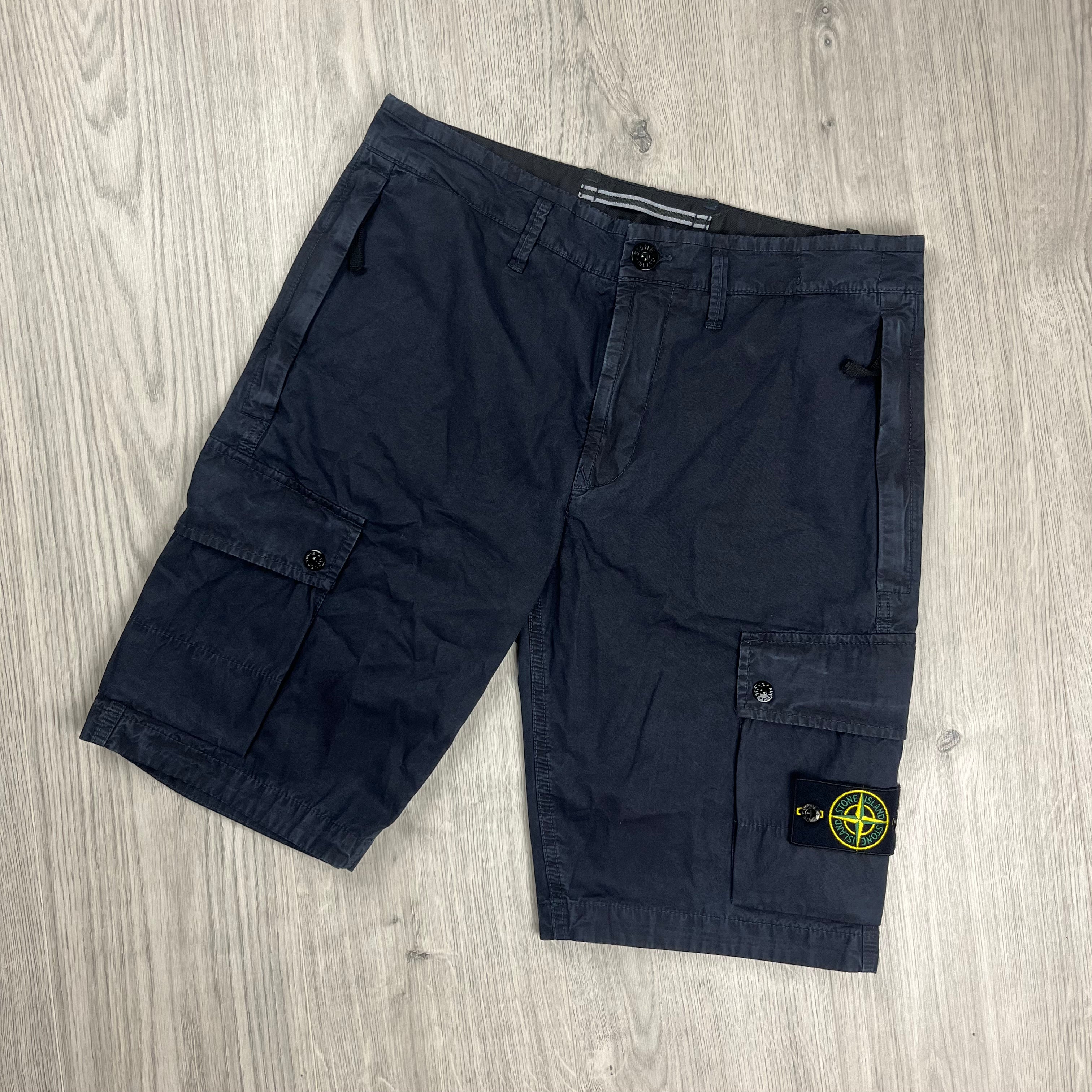 Stone Island Cargo Shorts Navy 29