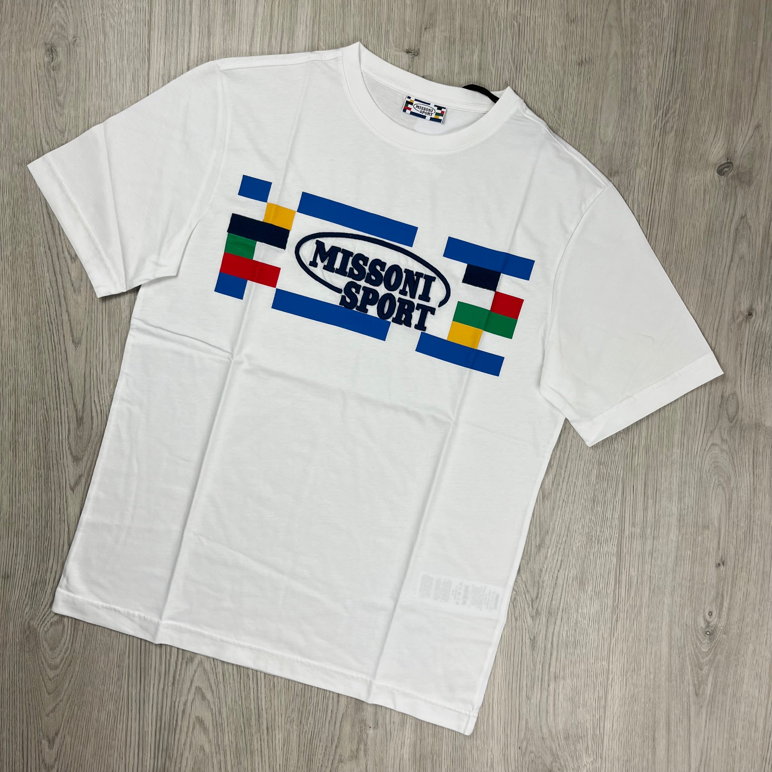 【初期】MISSONI SPORT イタリア製 cotton 100 % Missoni Sport T-Shirt - White
