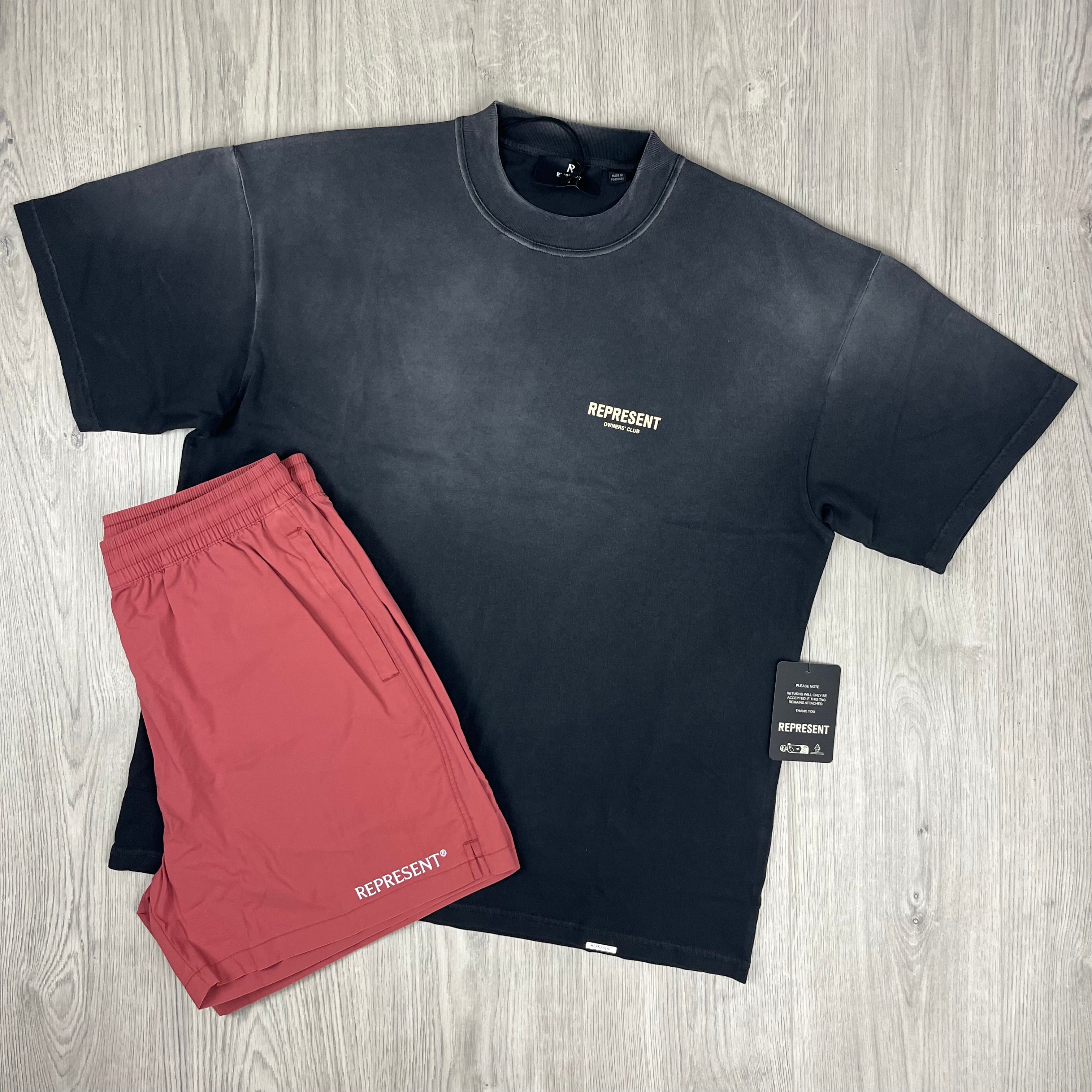 Represent Set in Aged Black/Sunrise. On sale at Open Attire.